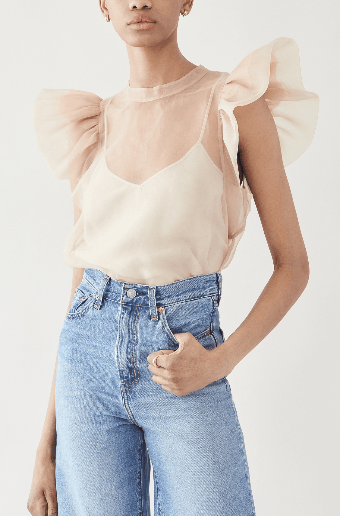 Corina Recycled Organza Top - Image 2