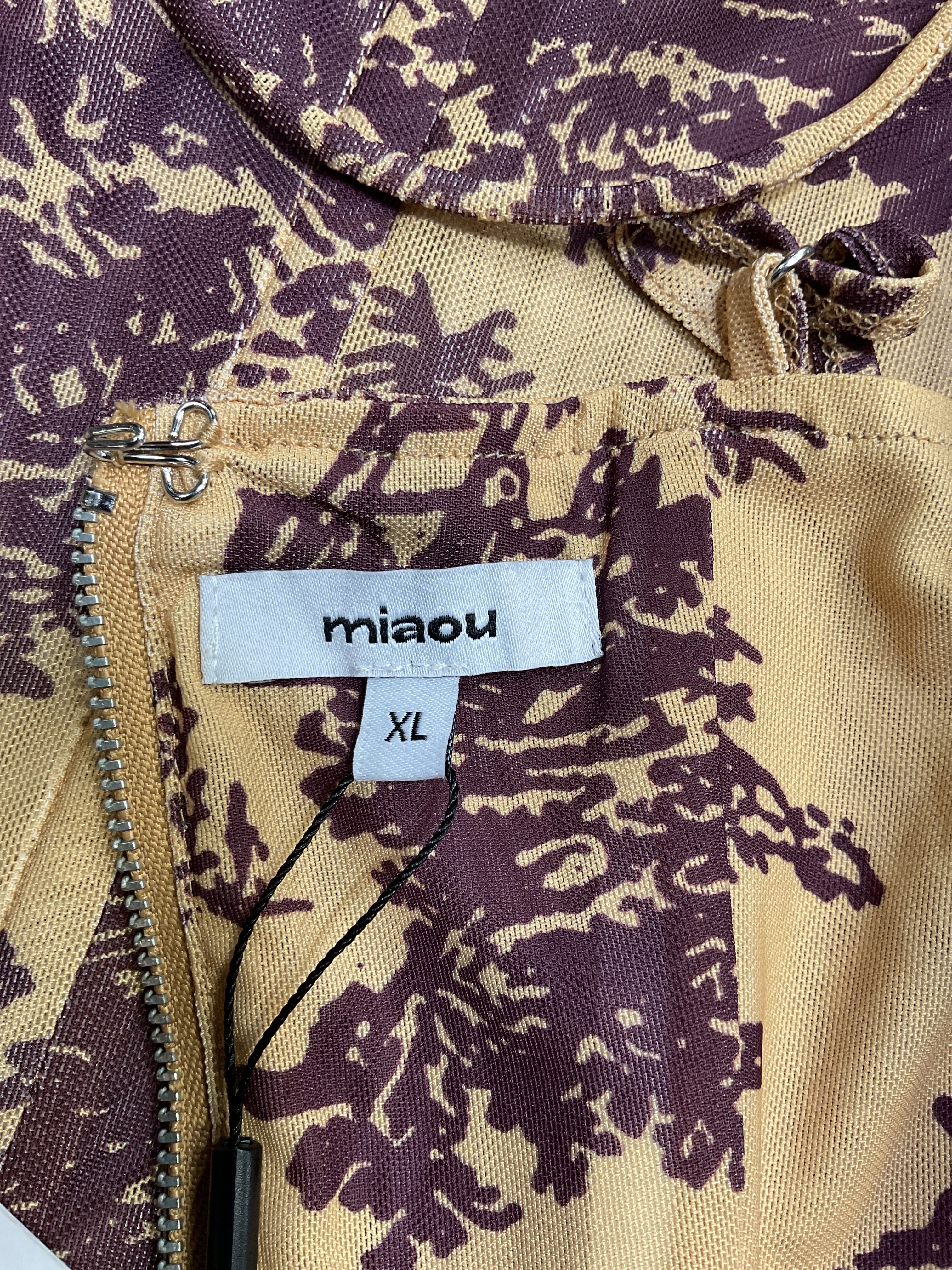 Printed V-Neck Crop Top W/ Tags - Image 2