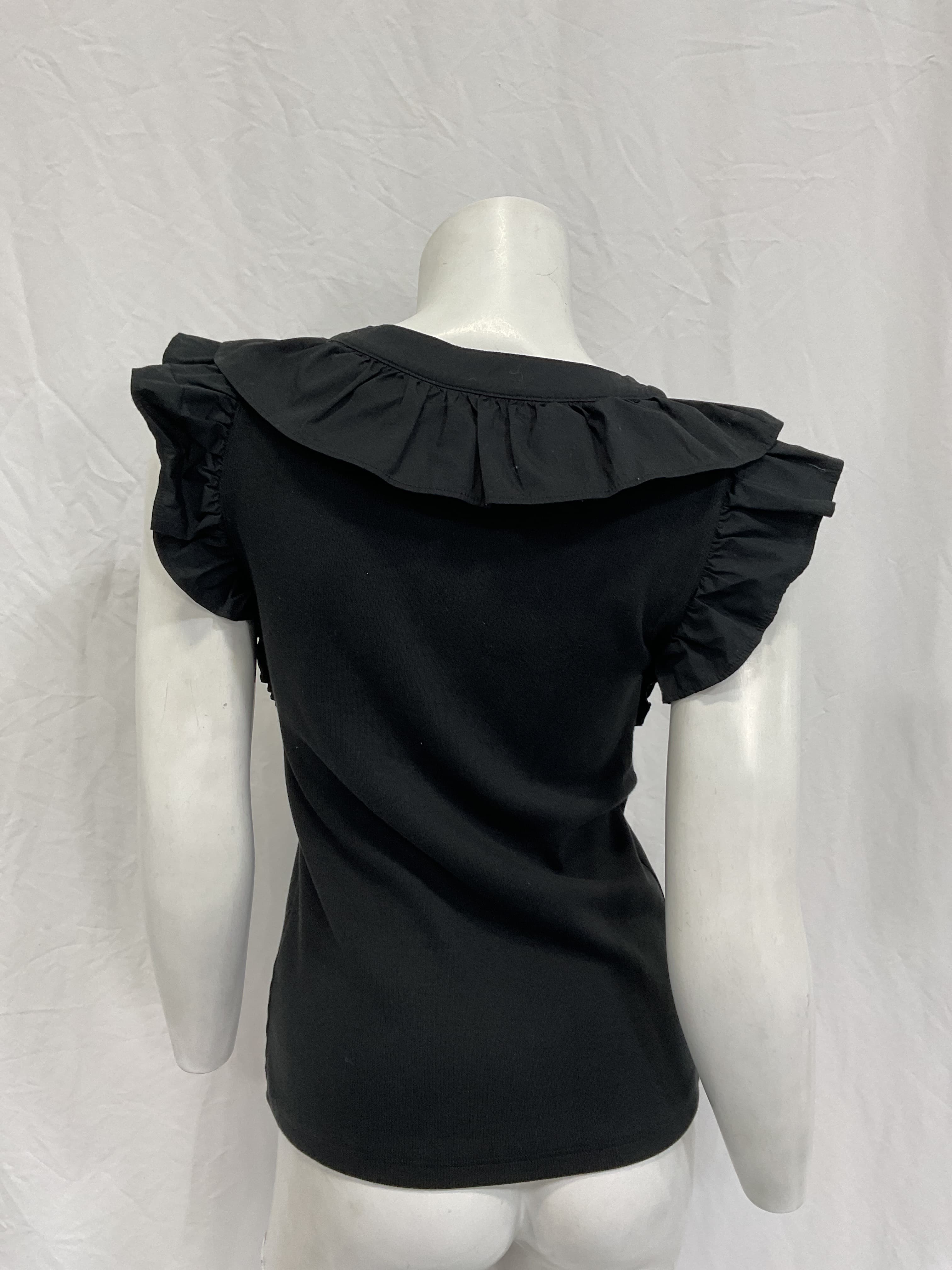 Adrianna Ruffled Rib Top - Image 3