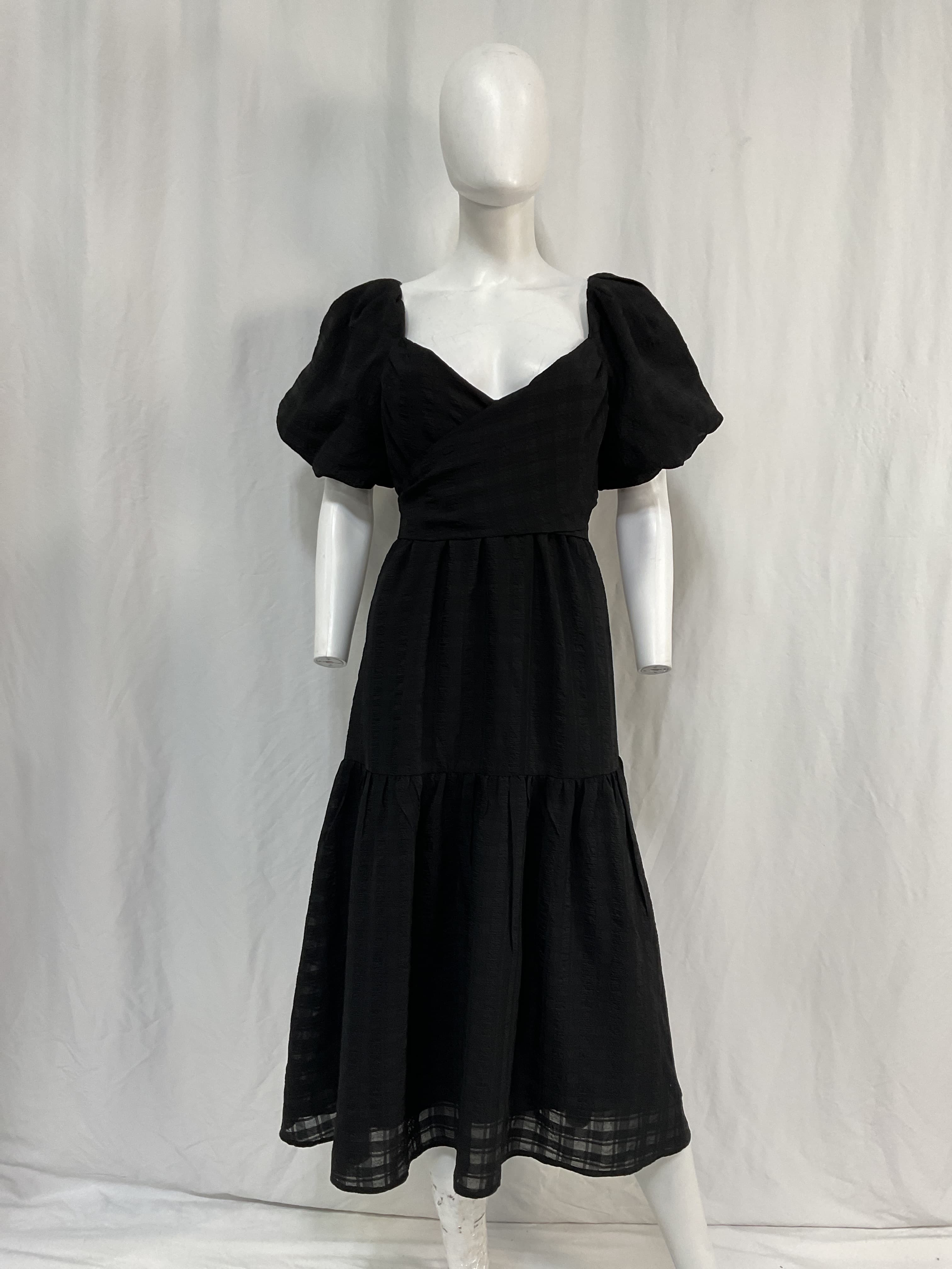 Sonnet Puff Sleeve Midi Dress - Image 2