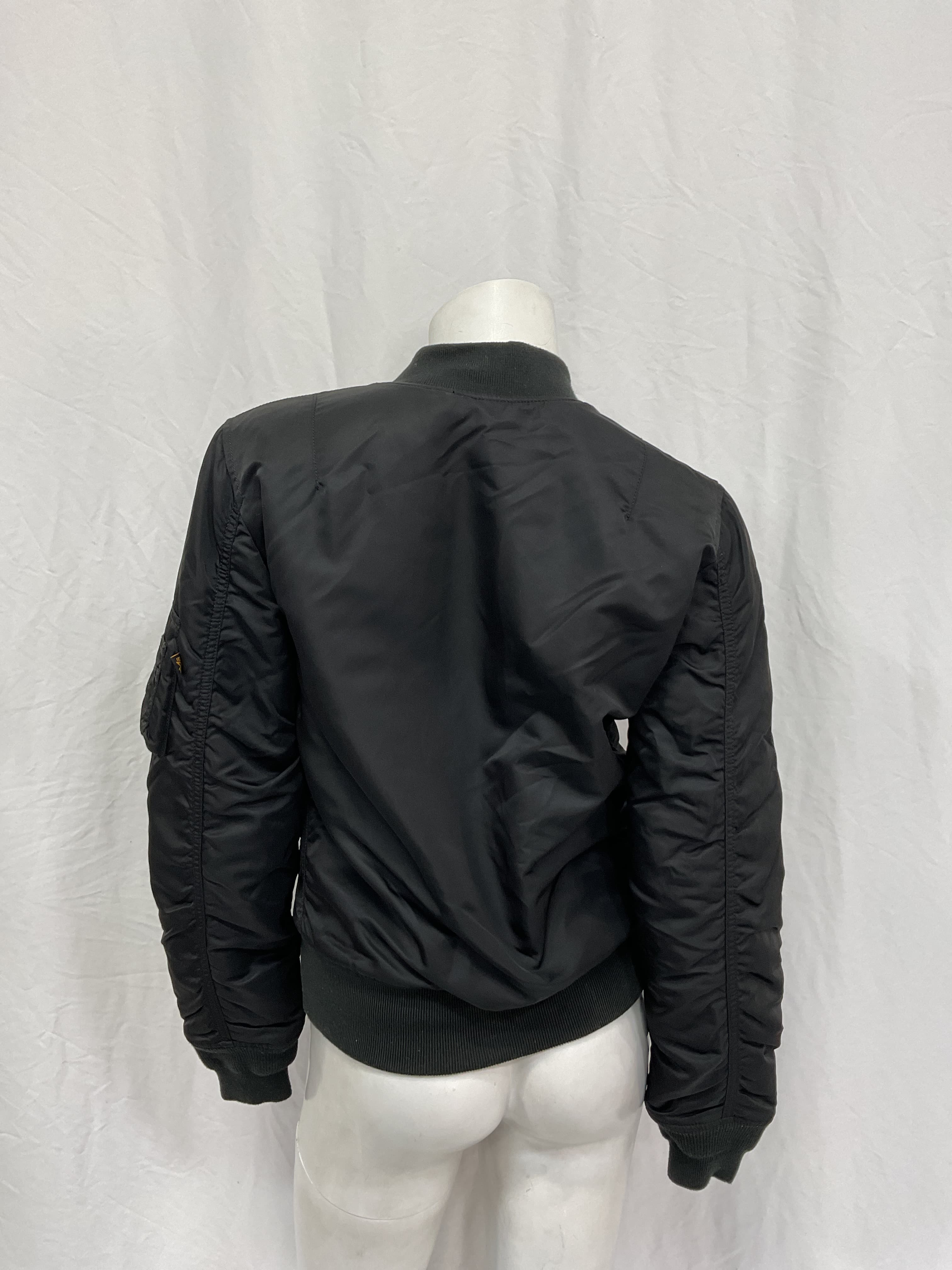 Ma-1 W Bomber In Black - Image 2