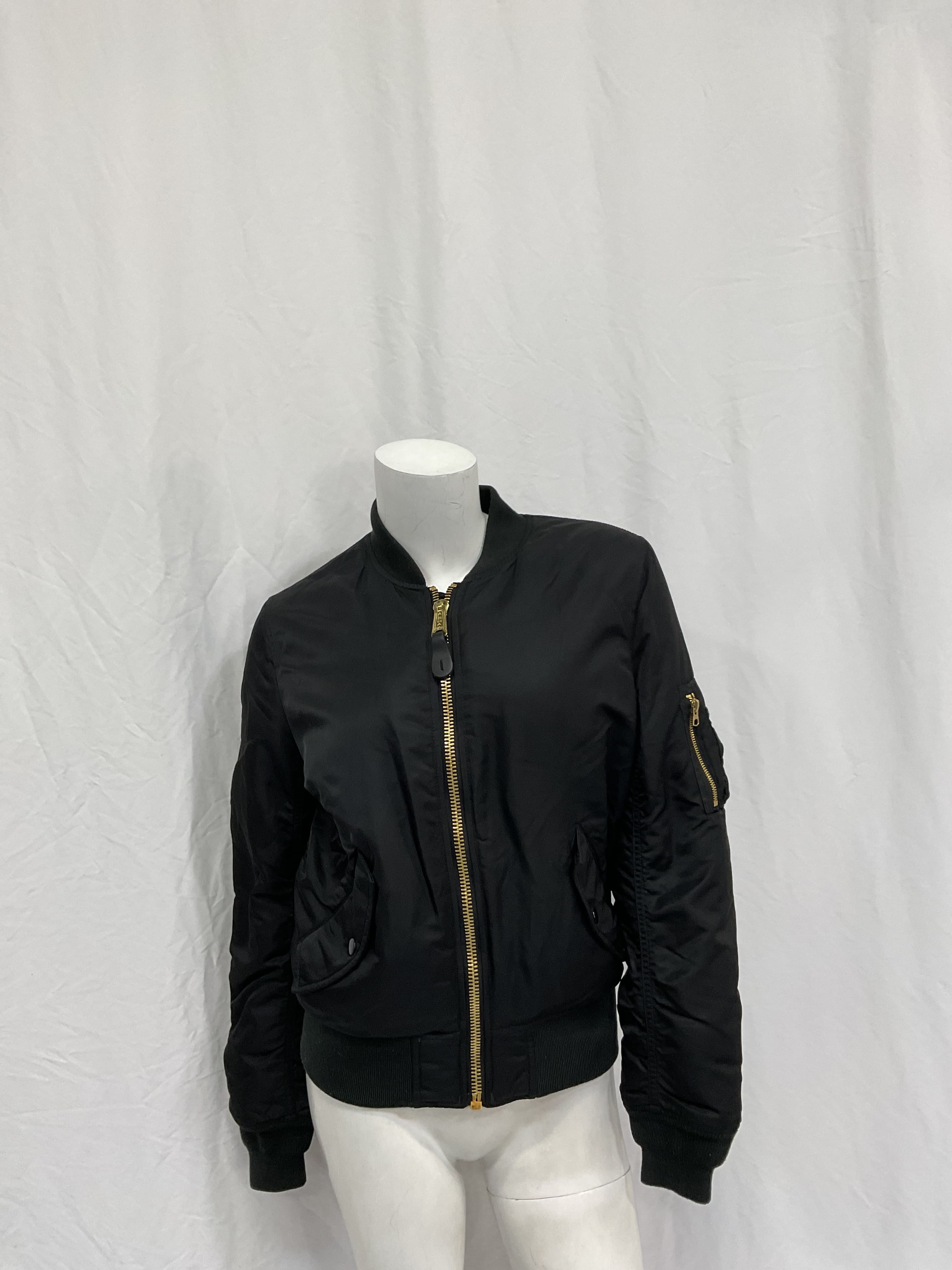 Ma-1 W Bomber In Black - Image 3