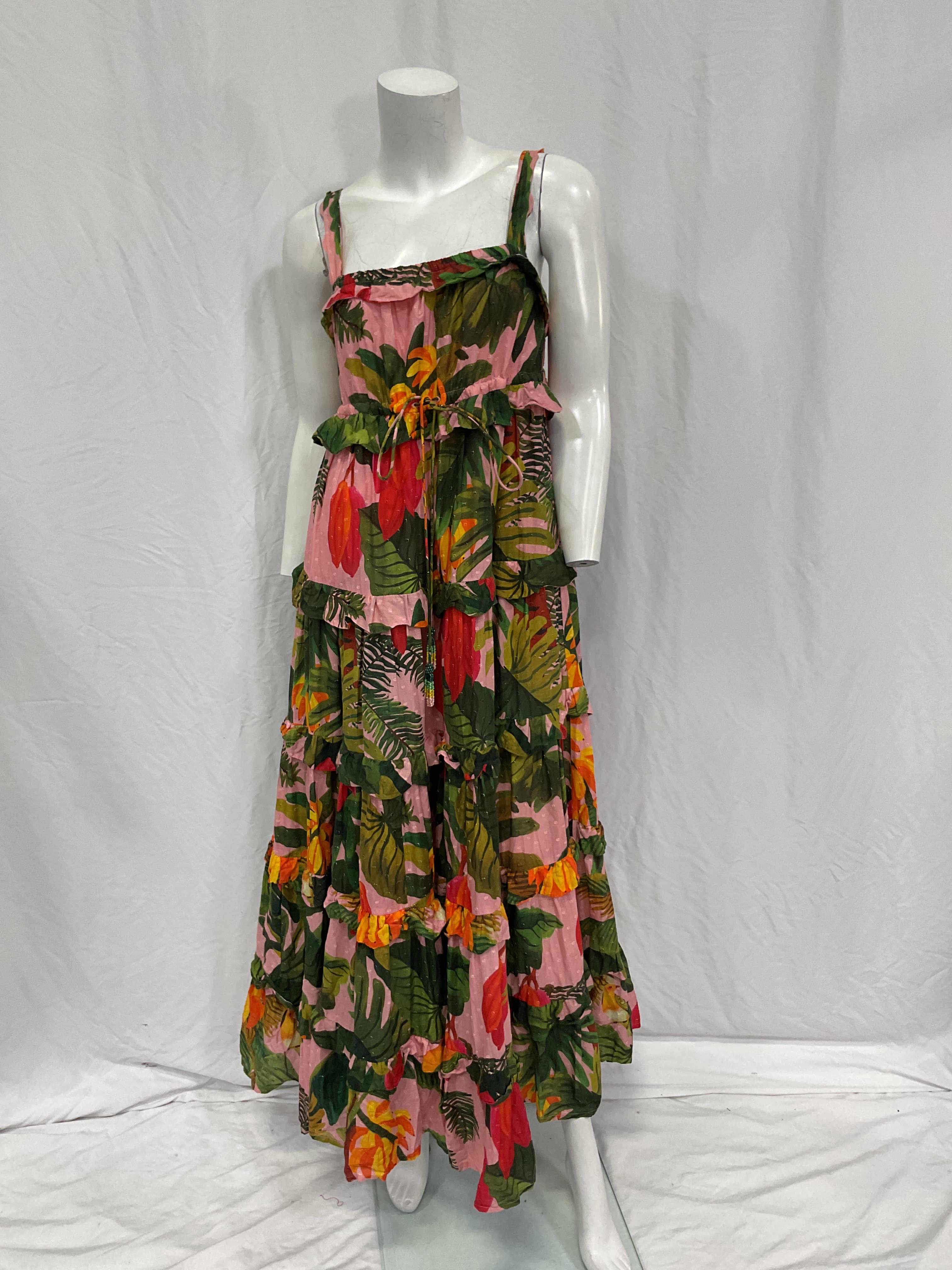 Pink Cocoa Forest Maxi Dress - Image 2