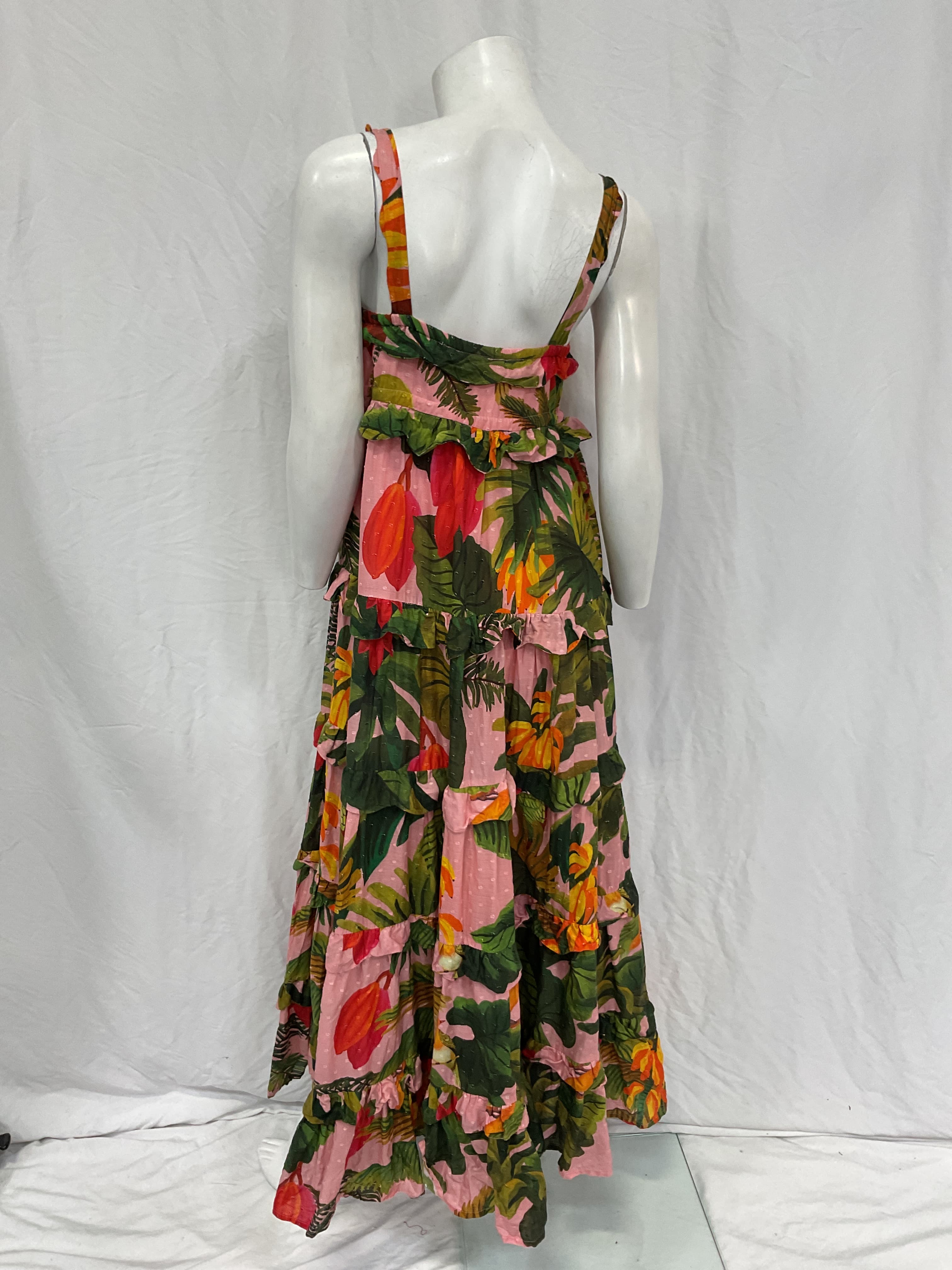 Pink Cocoa Forest Maxi Dress - Image 3