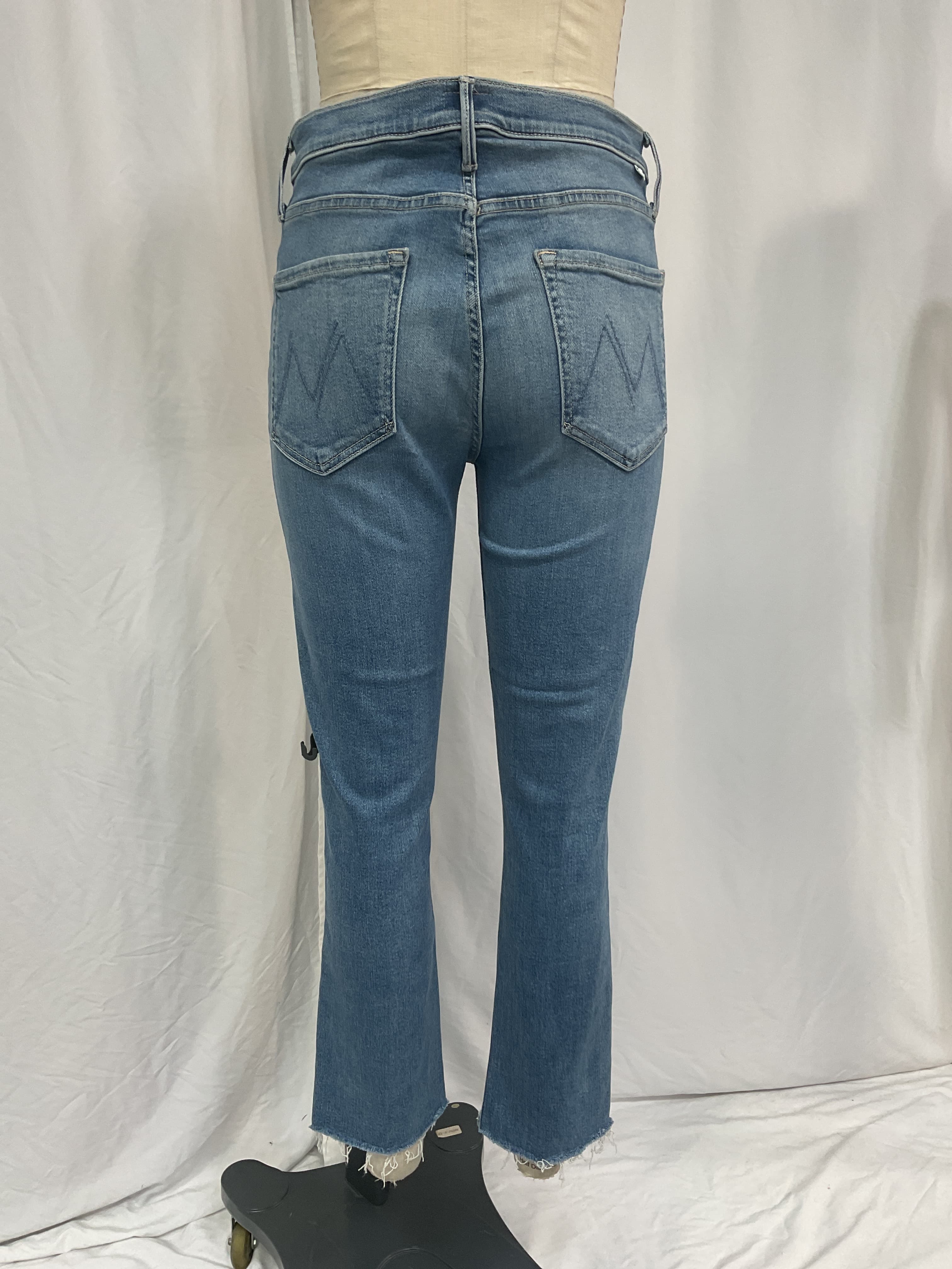 The Dazzler Mid Rise Ankle Straight Jeans - Image 2