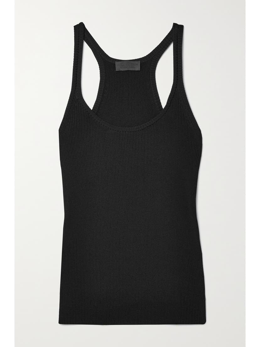 Caden Ribbed Organic Cotton-Jersey Tank - Image 1