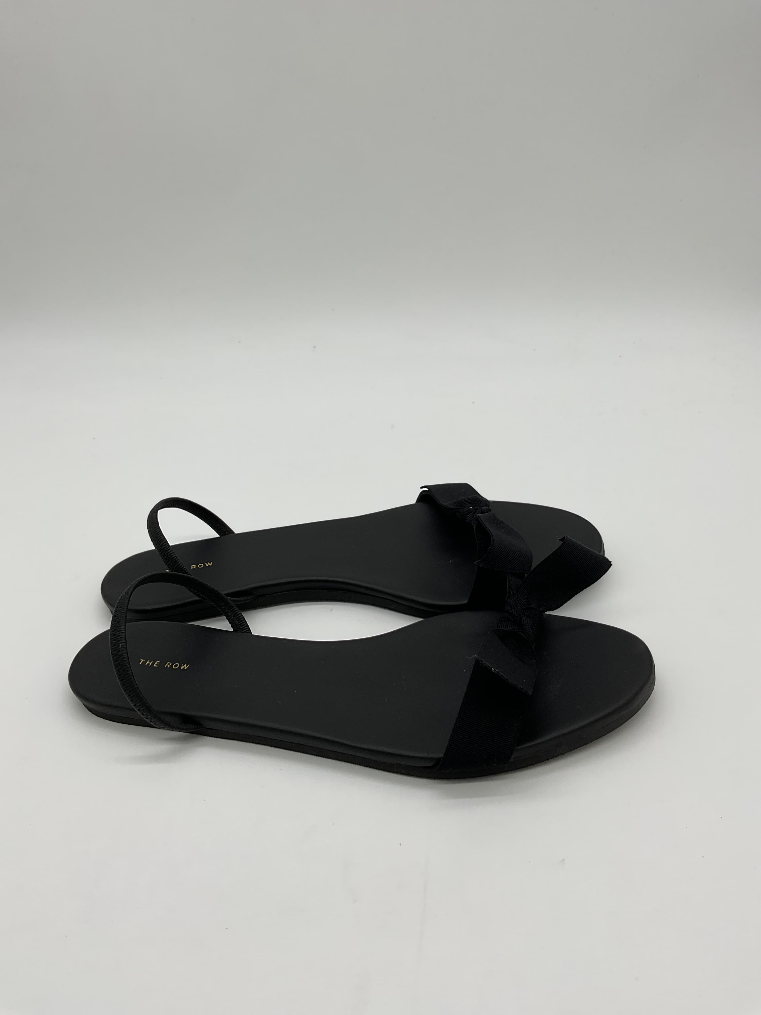 Bow Leather Slingback Sandals - Image 2