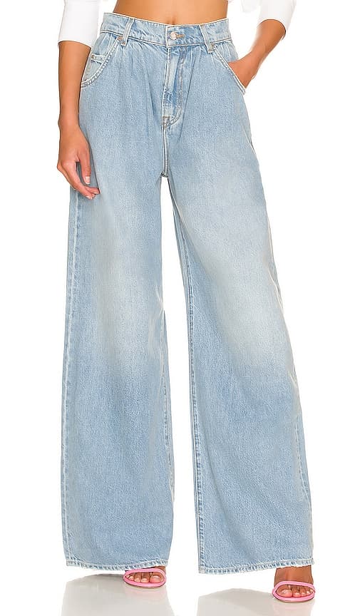 Chloe High Rise Pleated Wide Leg In Sawtelle - Image 1