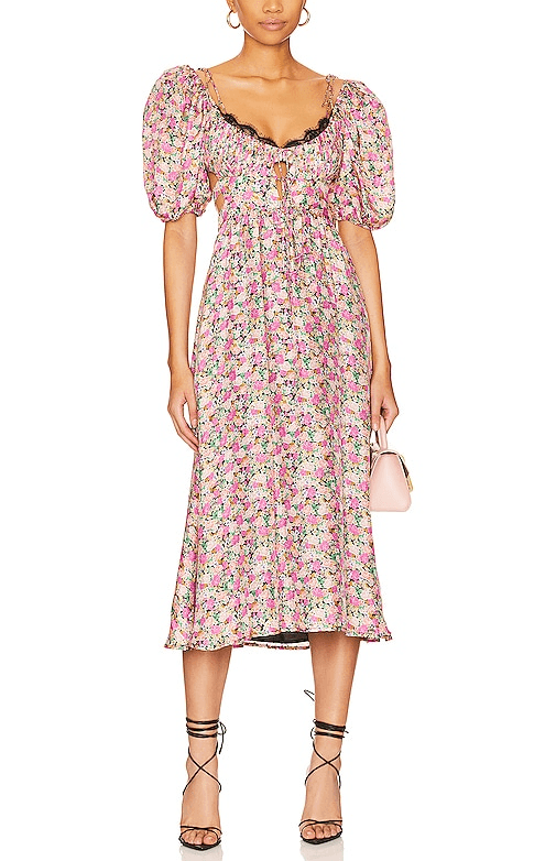 Isadora Midi Dress In Multi - Image 1