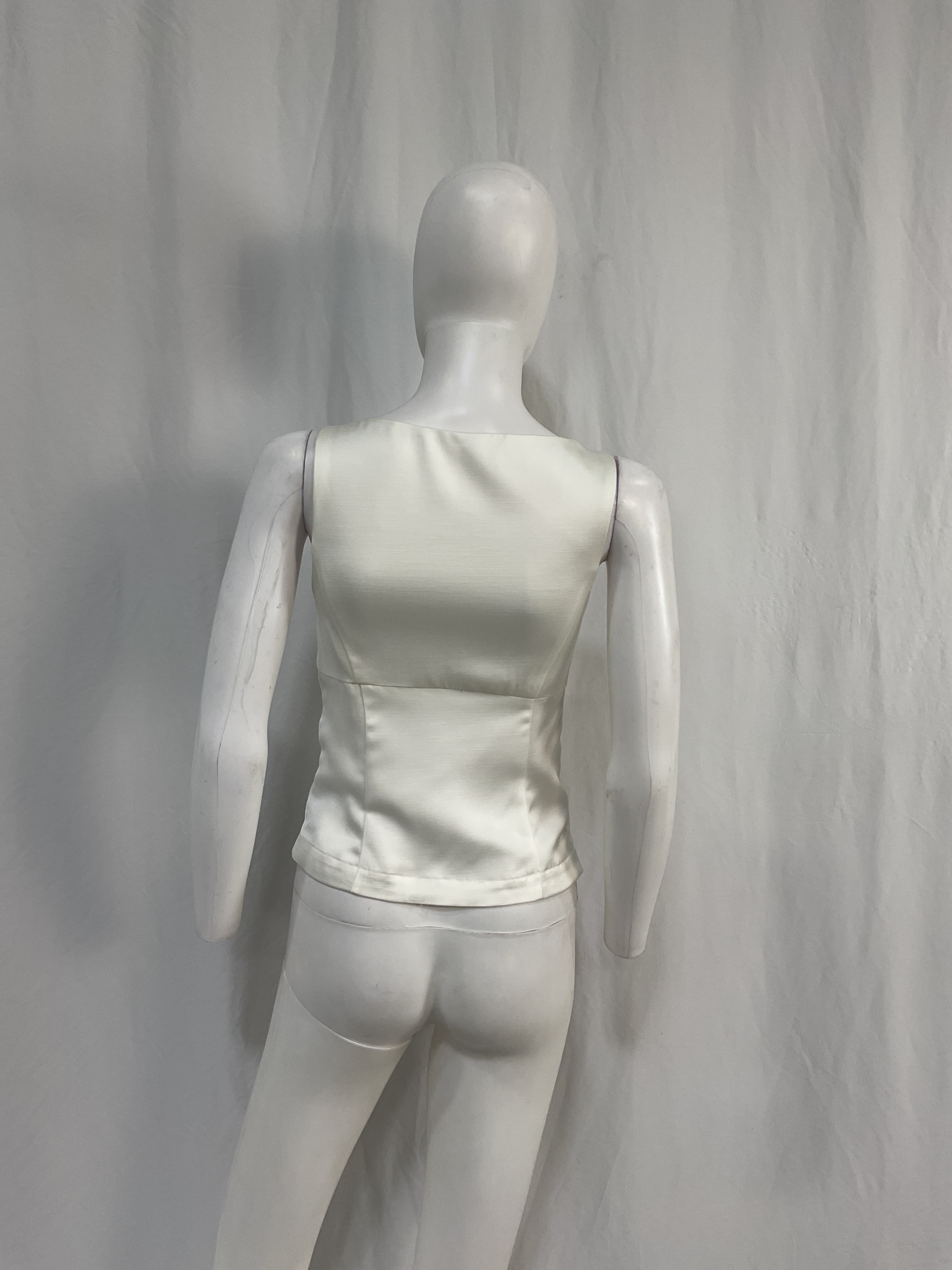 Violet Top In Ivory - Image 3