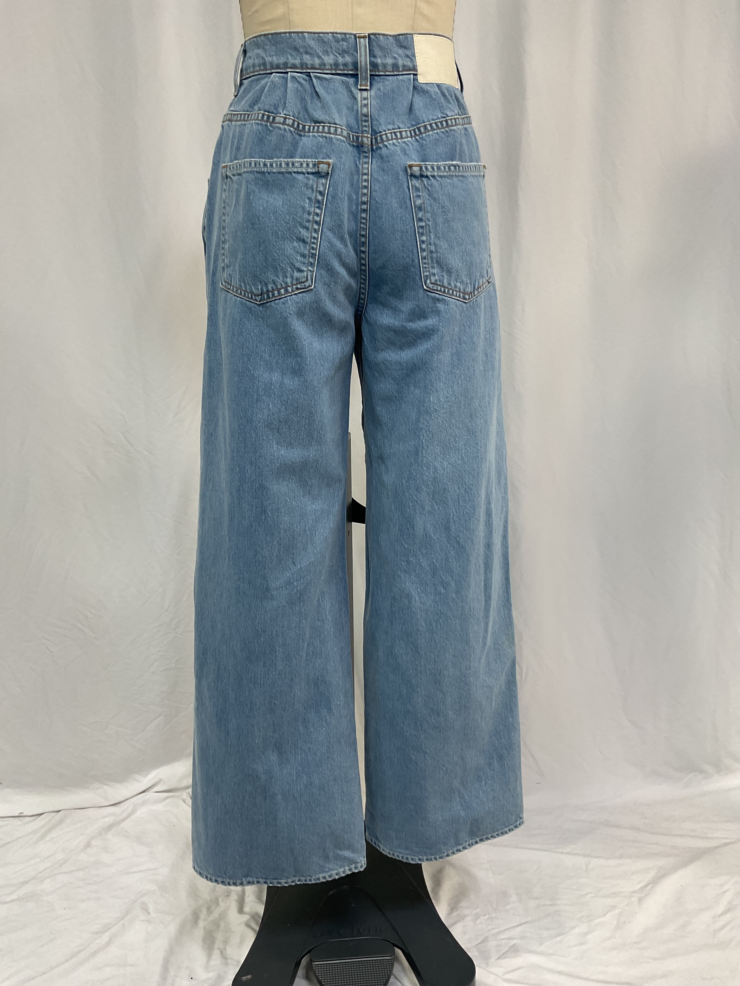Chloe High Rise Pleated Wide Leg In Sawtelle - Image 2