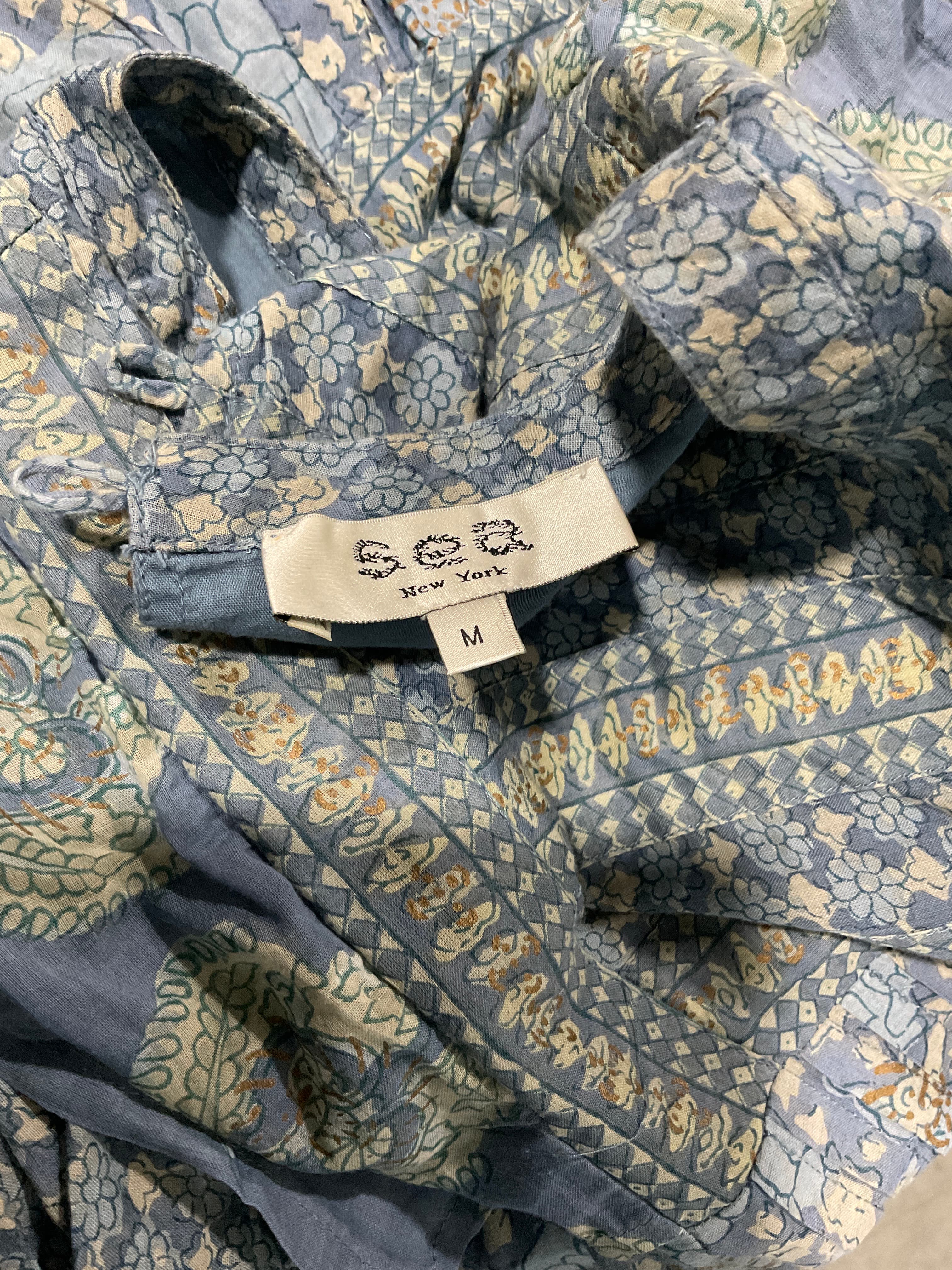 Margo Ruffled Printed Cotton Mini Dress - Image 4