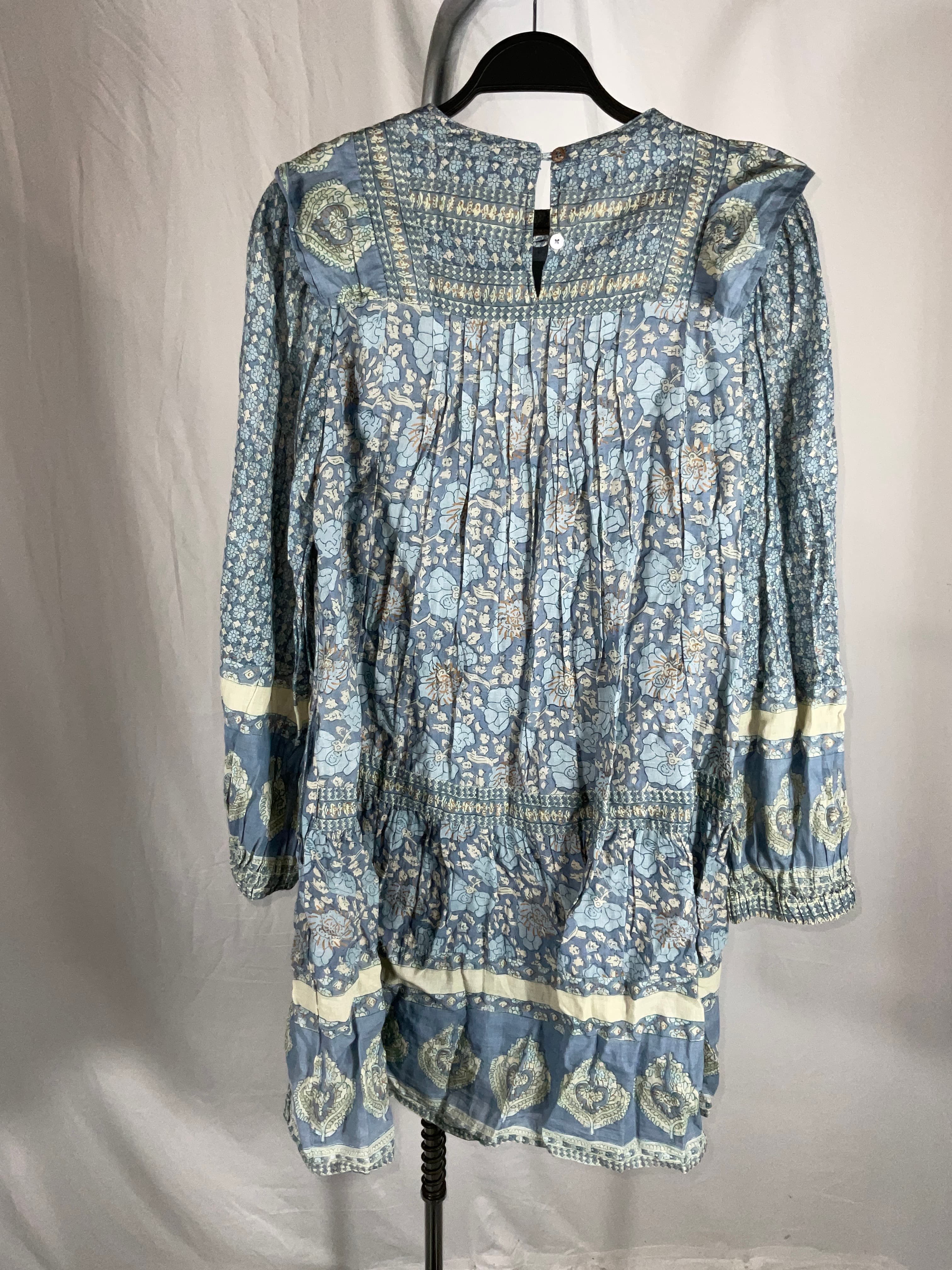 Margo Ruffled Printed Cotton Mini Dress - Image 3