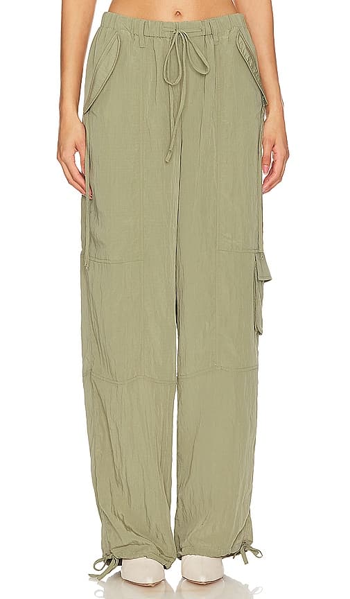 Sojinita Parachute Pant In Sage - Image 1