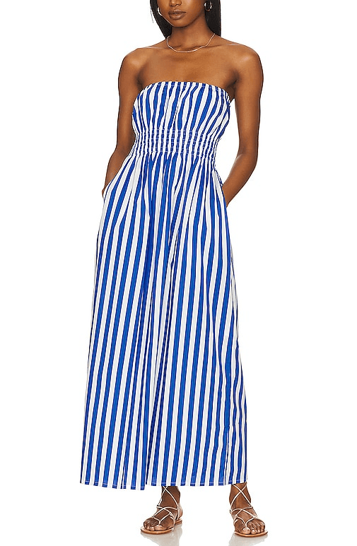 Le Bon Midi Dress In Bayou Stripe - Image 1