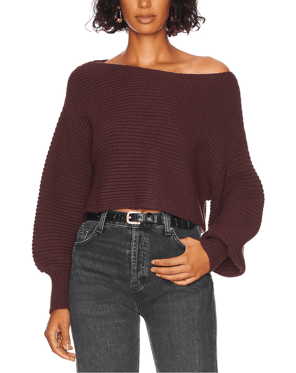 Camille Off Shoulder Sweater - Image 2