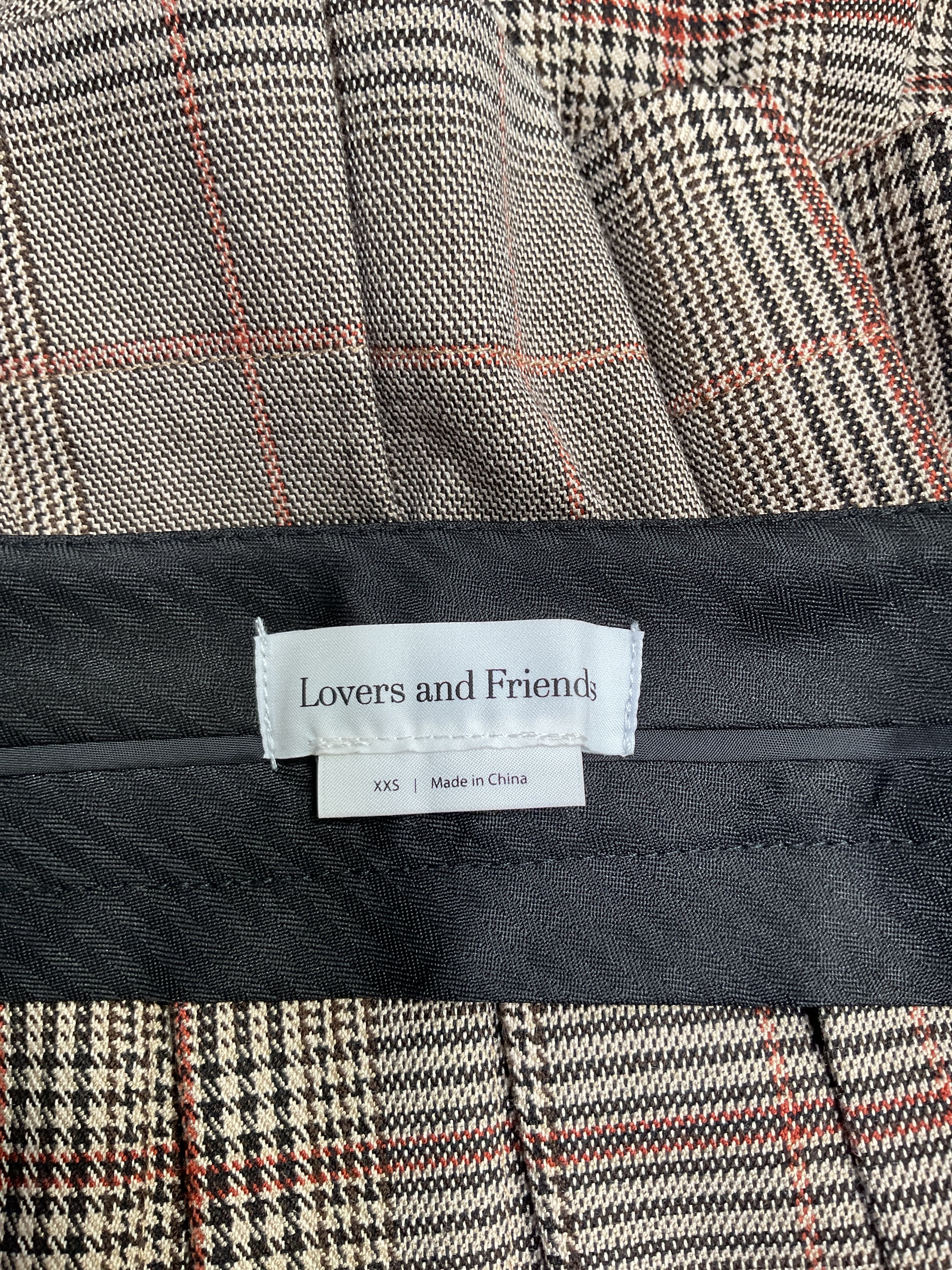 Bonnie Skirt In Brown Plaid Multi - Image 2