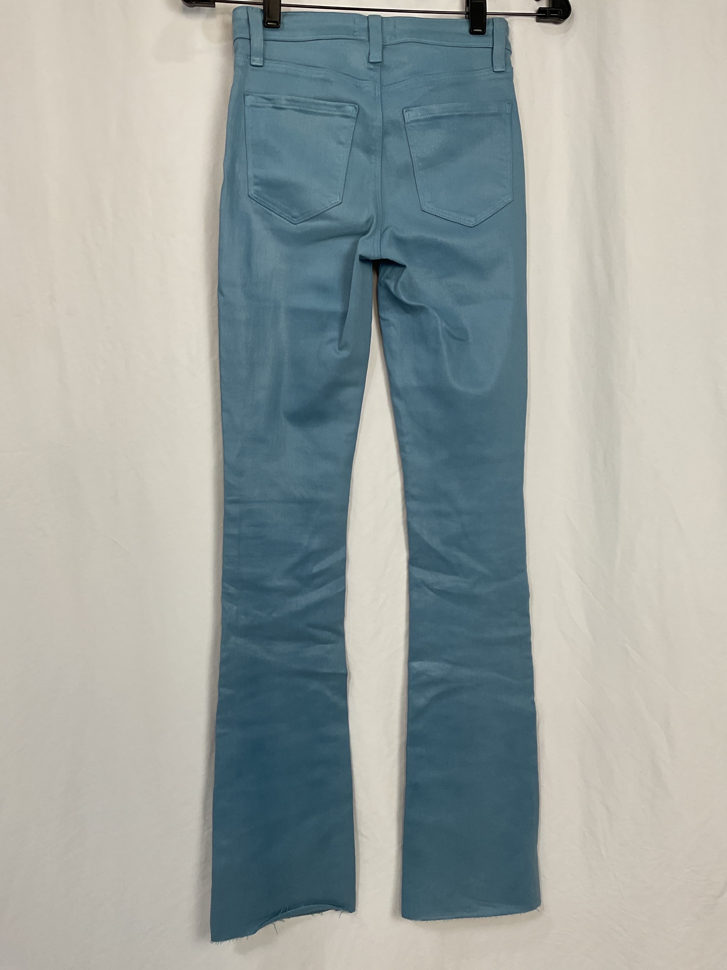 Ruth High Rise Straight Hem In Blue Mist Coated - Image 2