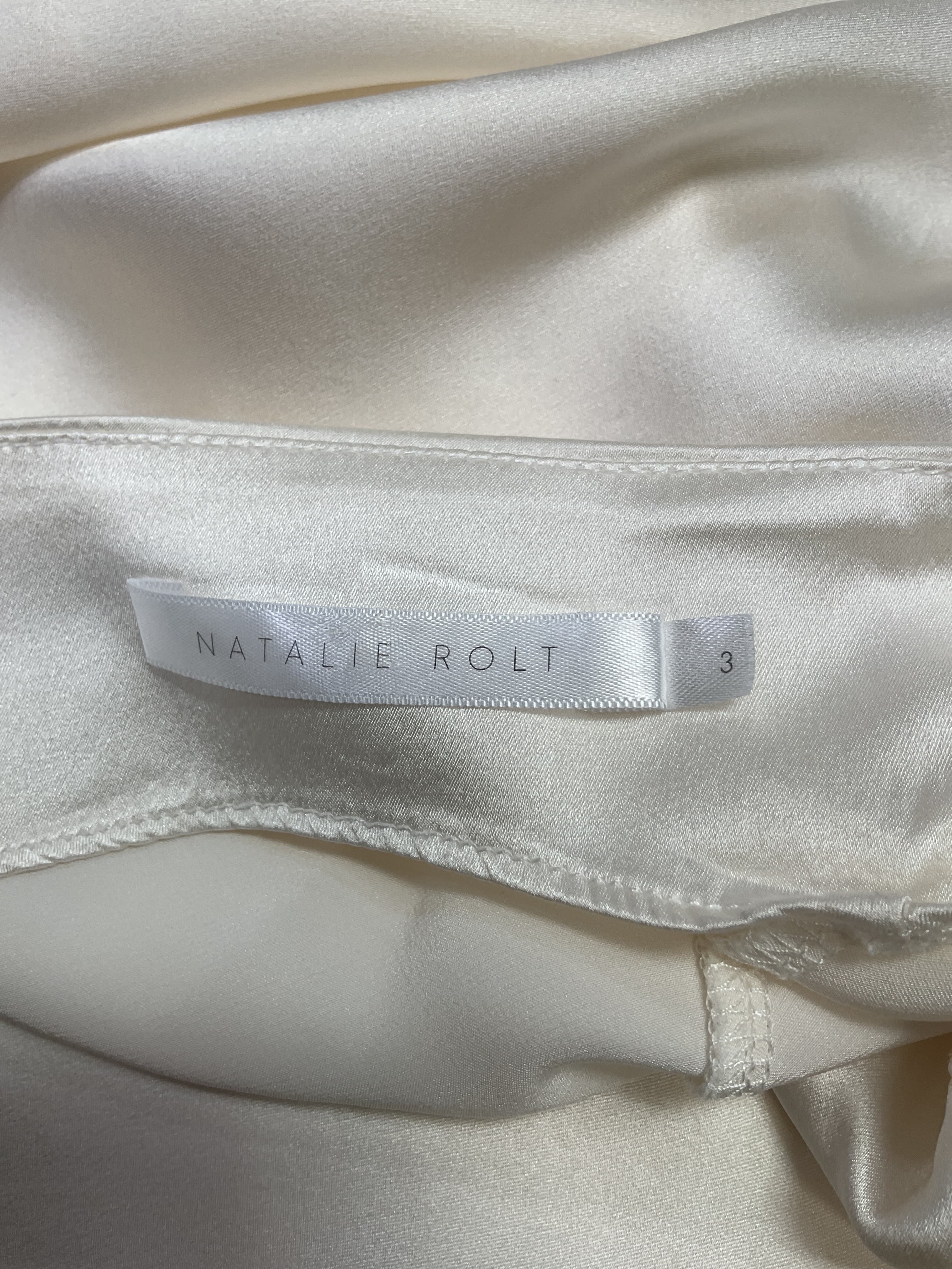 Effie Mini Dress In White - Image 3