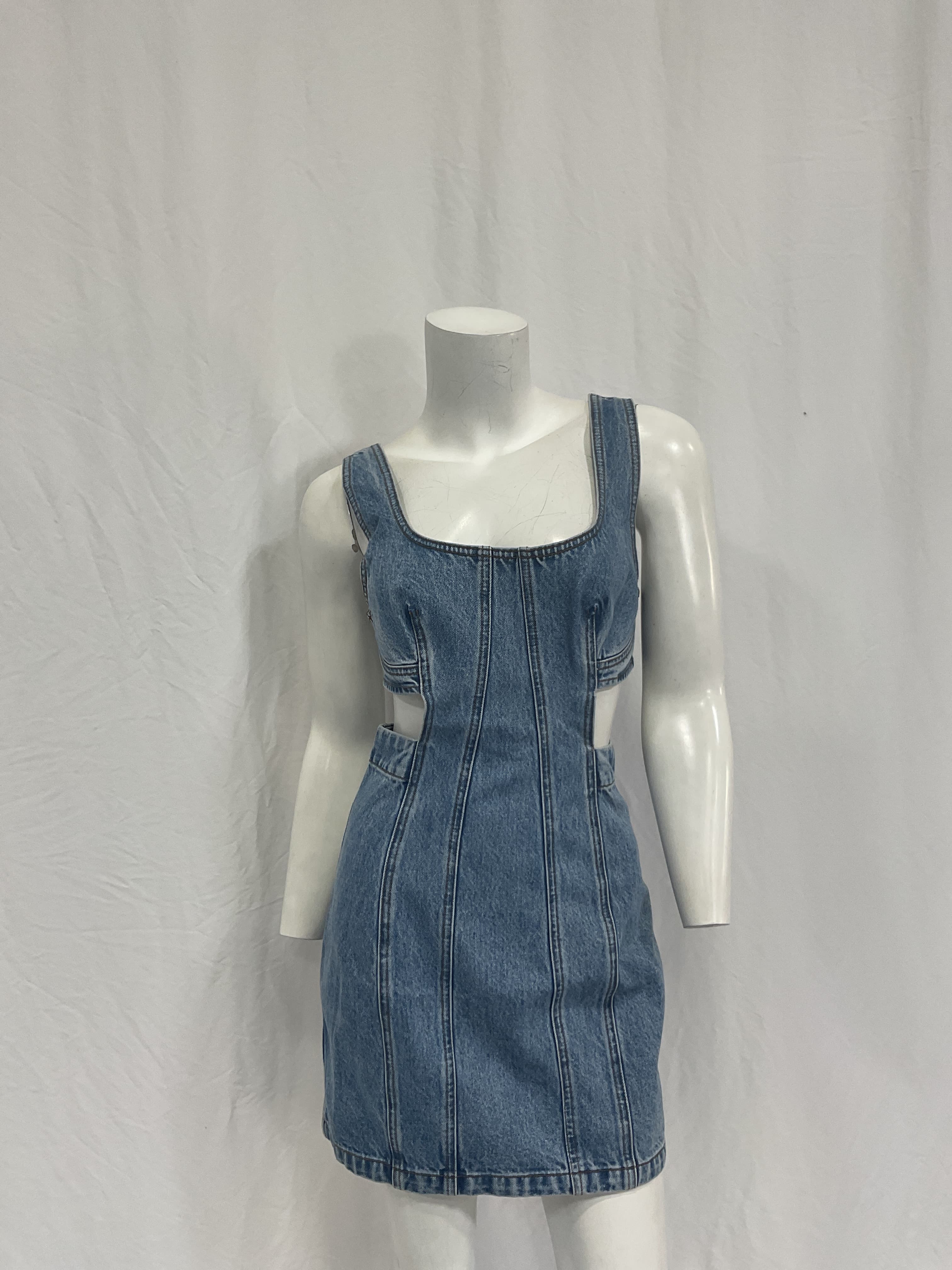 Vivi Cut Out Tank Dress In Faria - Image 4