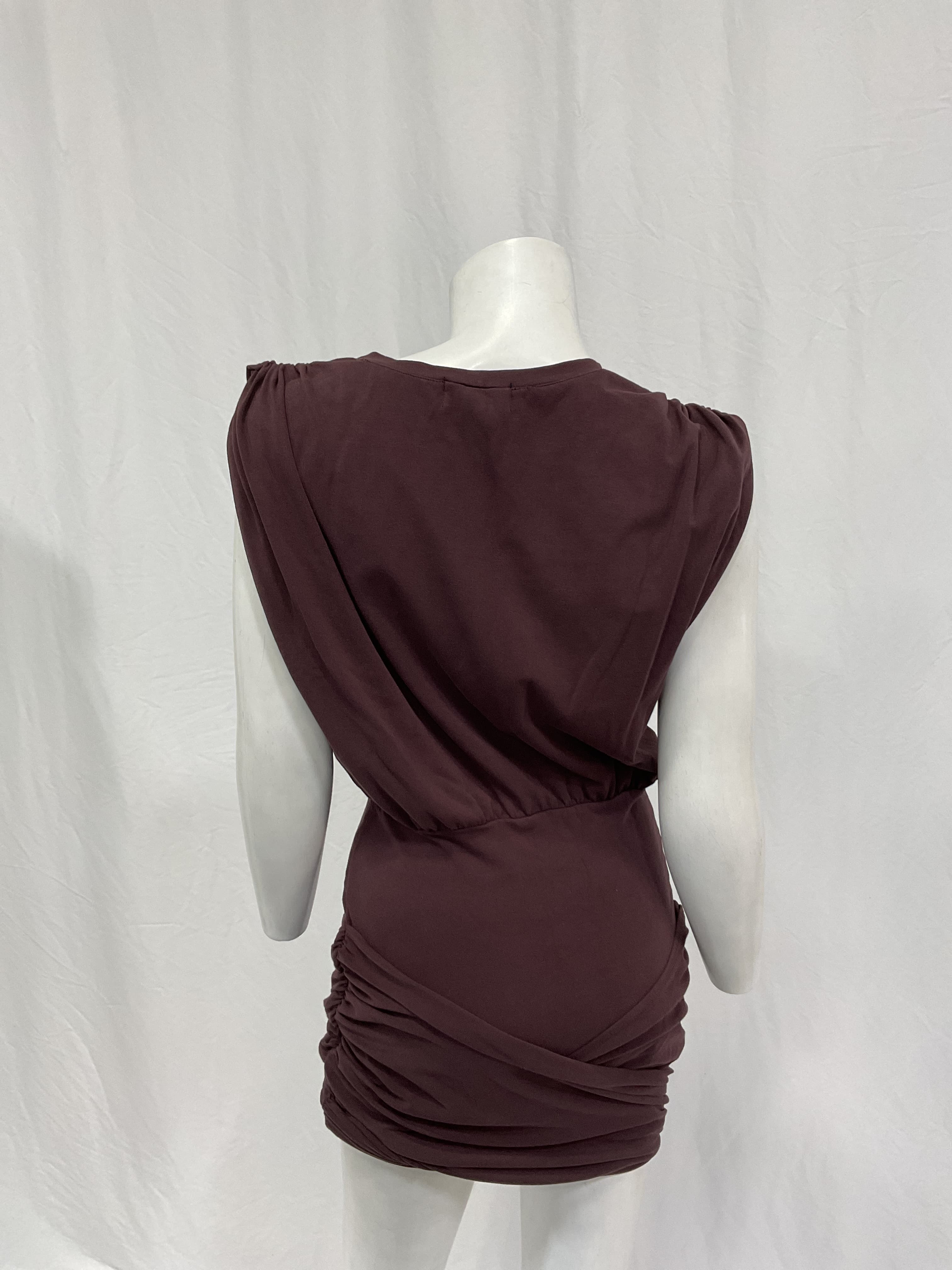 Strong Shoulder Mini Dress - Image 3