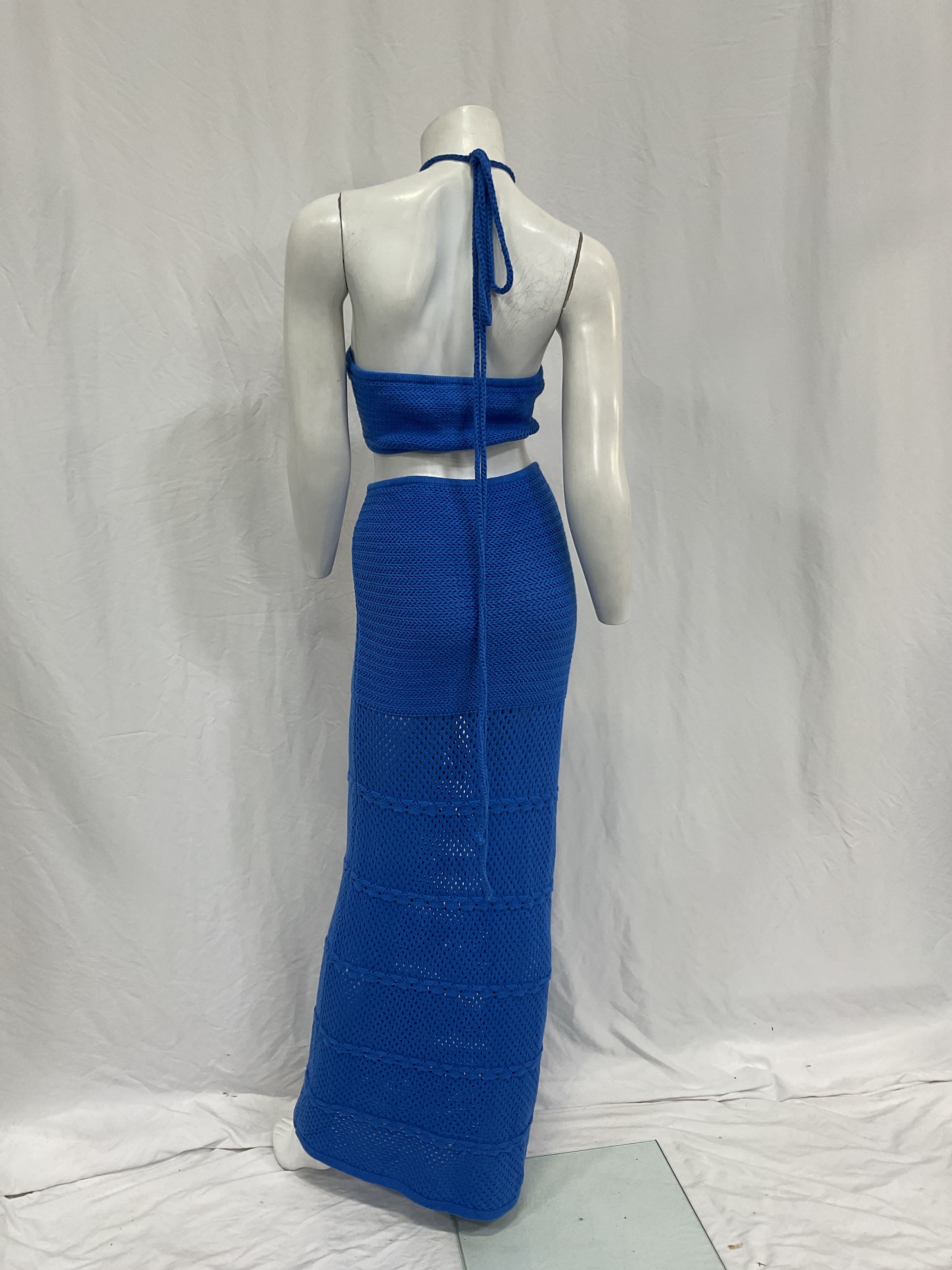 Tabea Maxi Dress In Cobalt Blue - Image 2