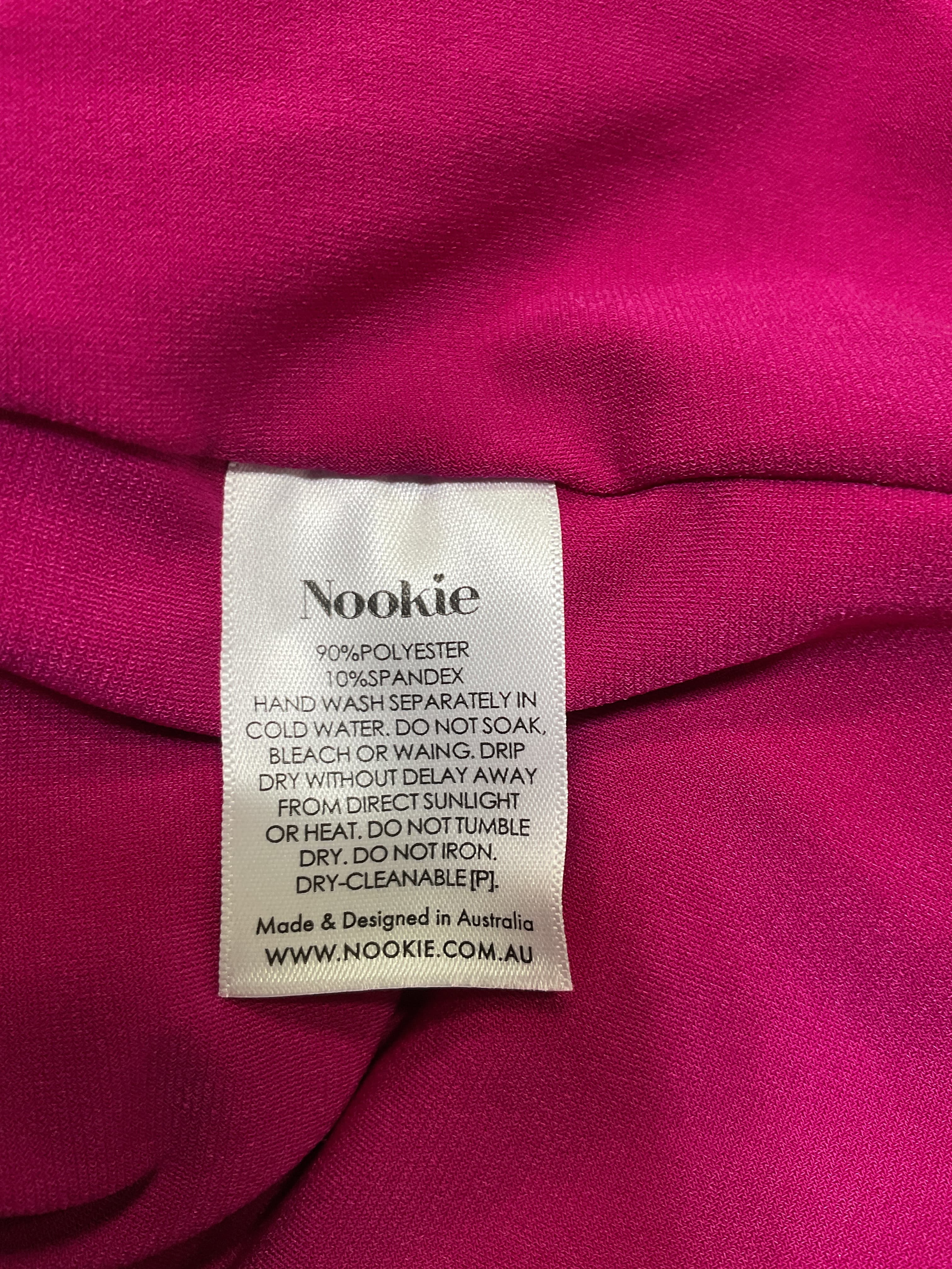 Paris Mini Dress In Fuchsia - Image 3