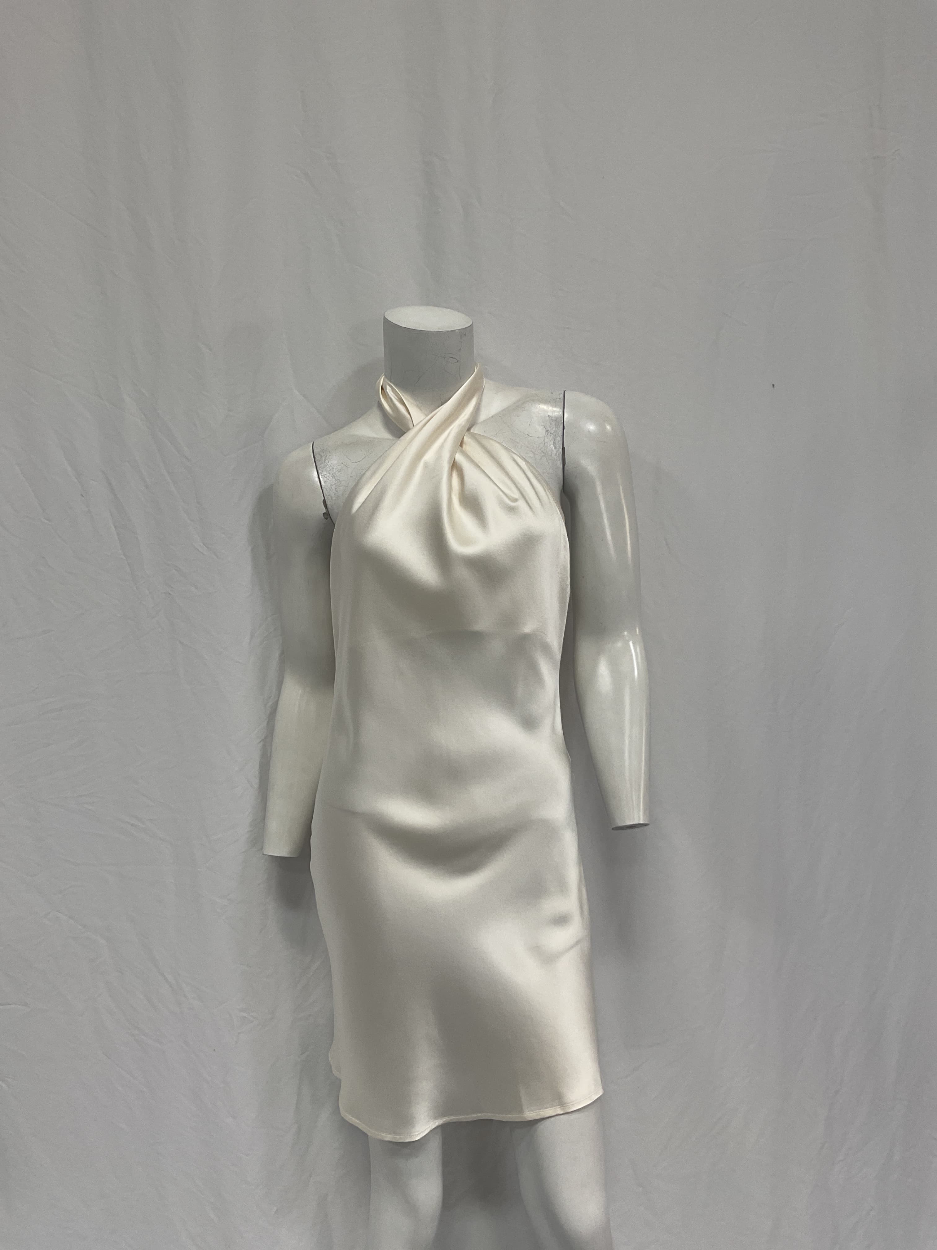 Effie Mini Dress In White - Image 4