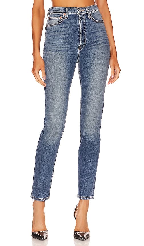 90's Orginals Ultra High Rise Skinny In Western Blue - Image 1