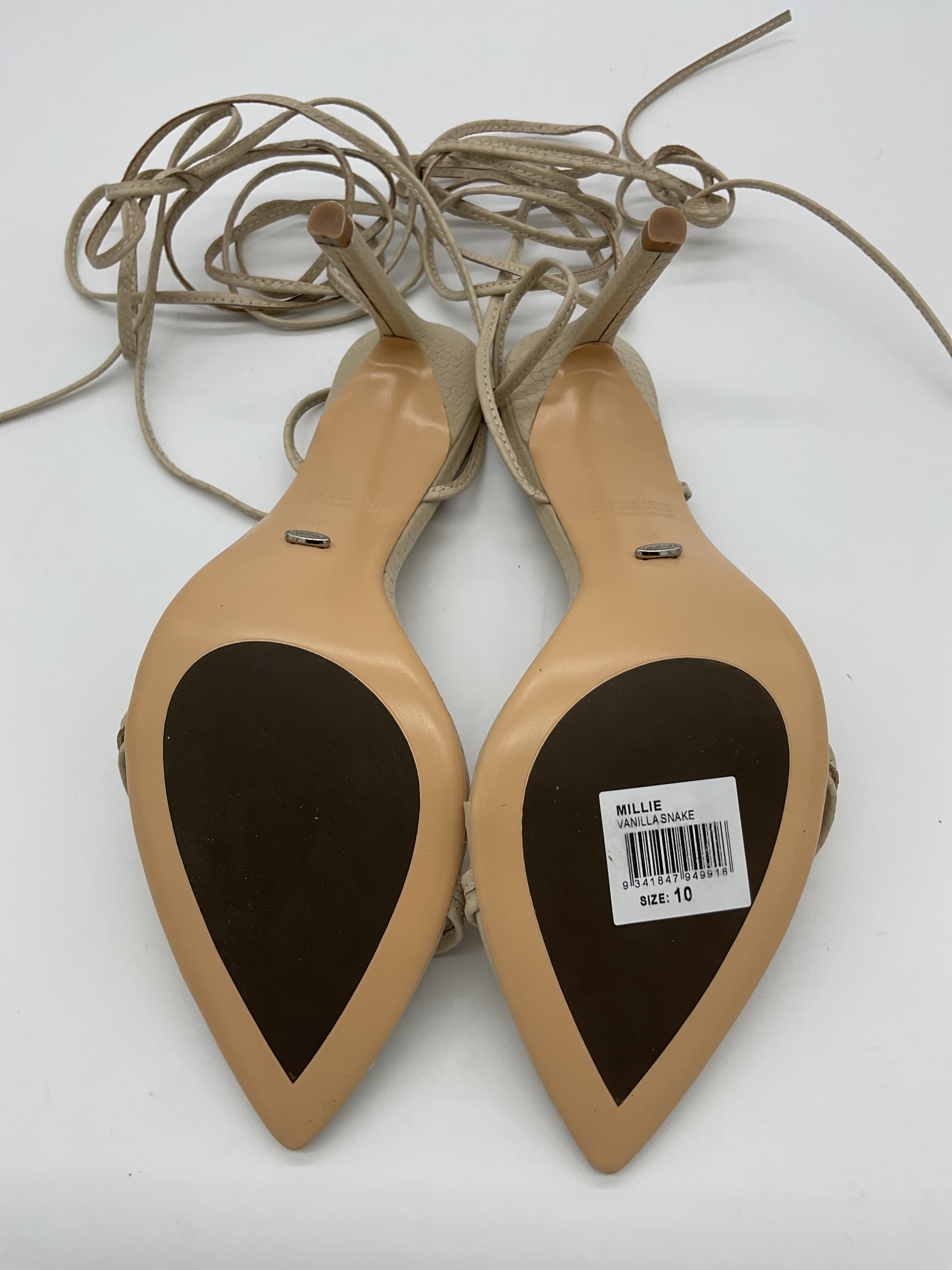 Millie Sandal In Vanilla Snake - Image 2