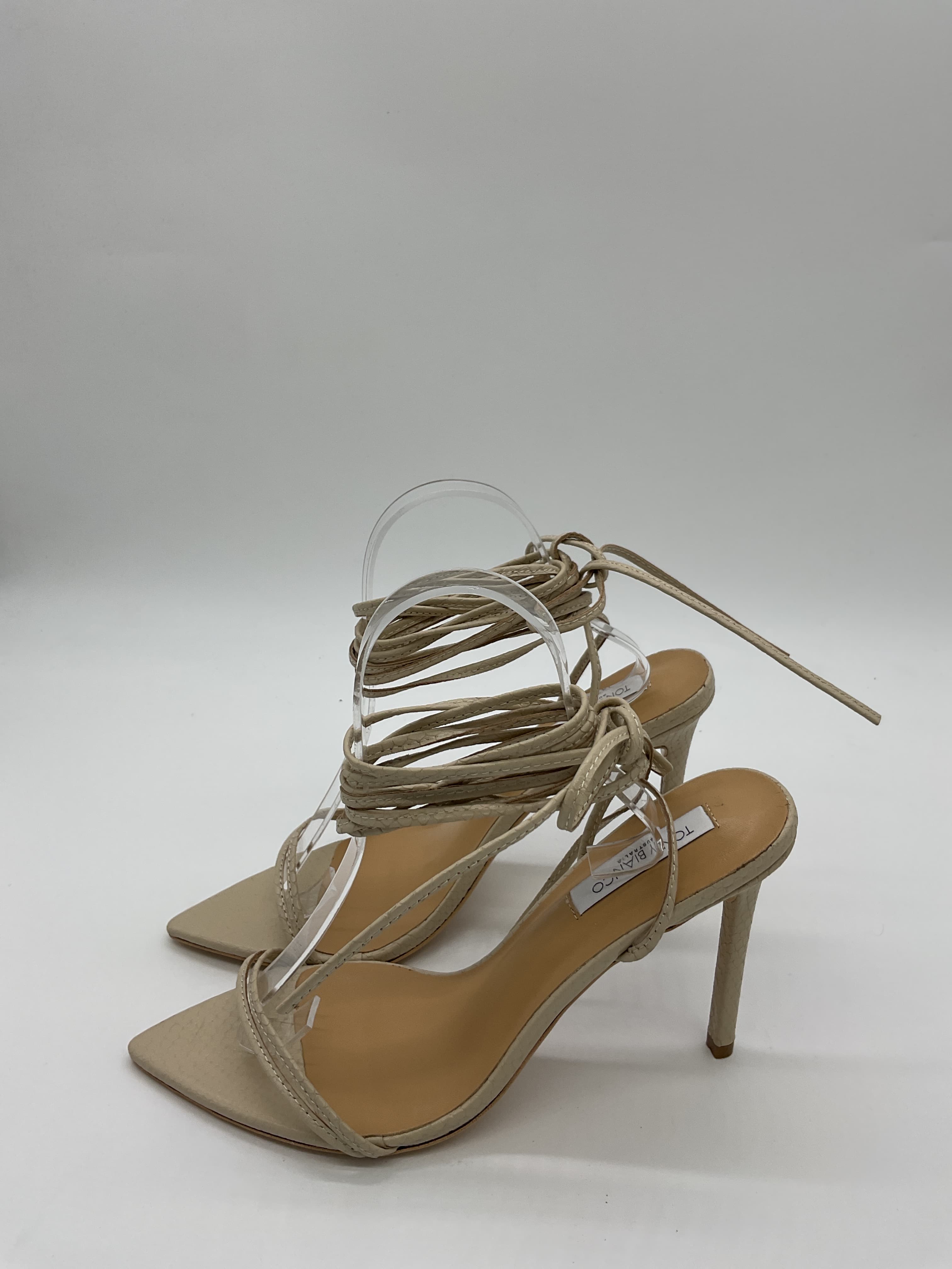 Millie Sandal In Vanilla Snake - Image 4