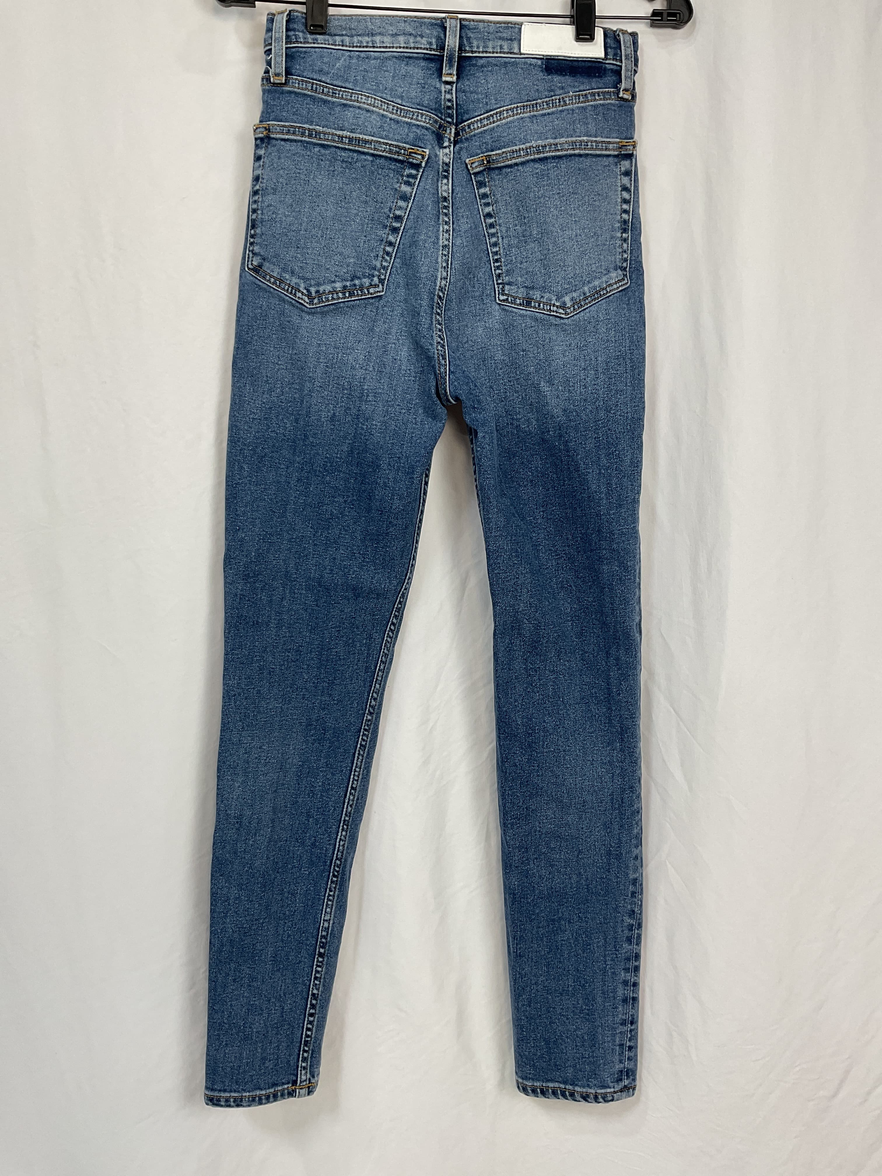 90's Orginals Ultra High Rise Skinny In Western Blue - Image 4