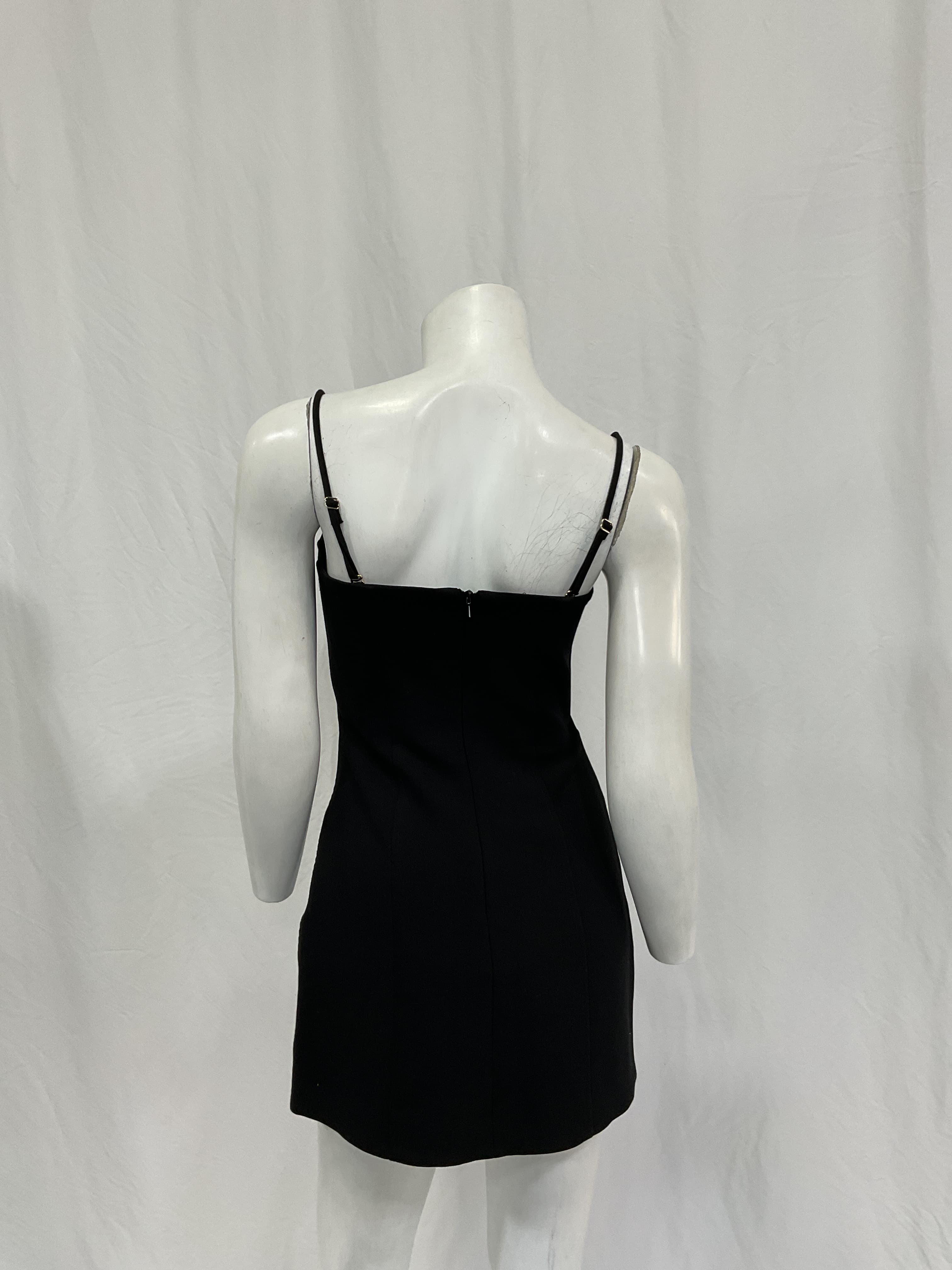 Irena Strapless Bustier Mini Dress In Black - Image 3