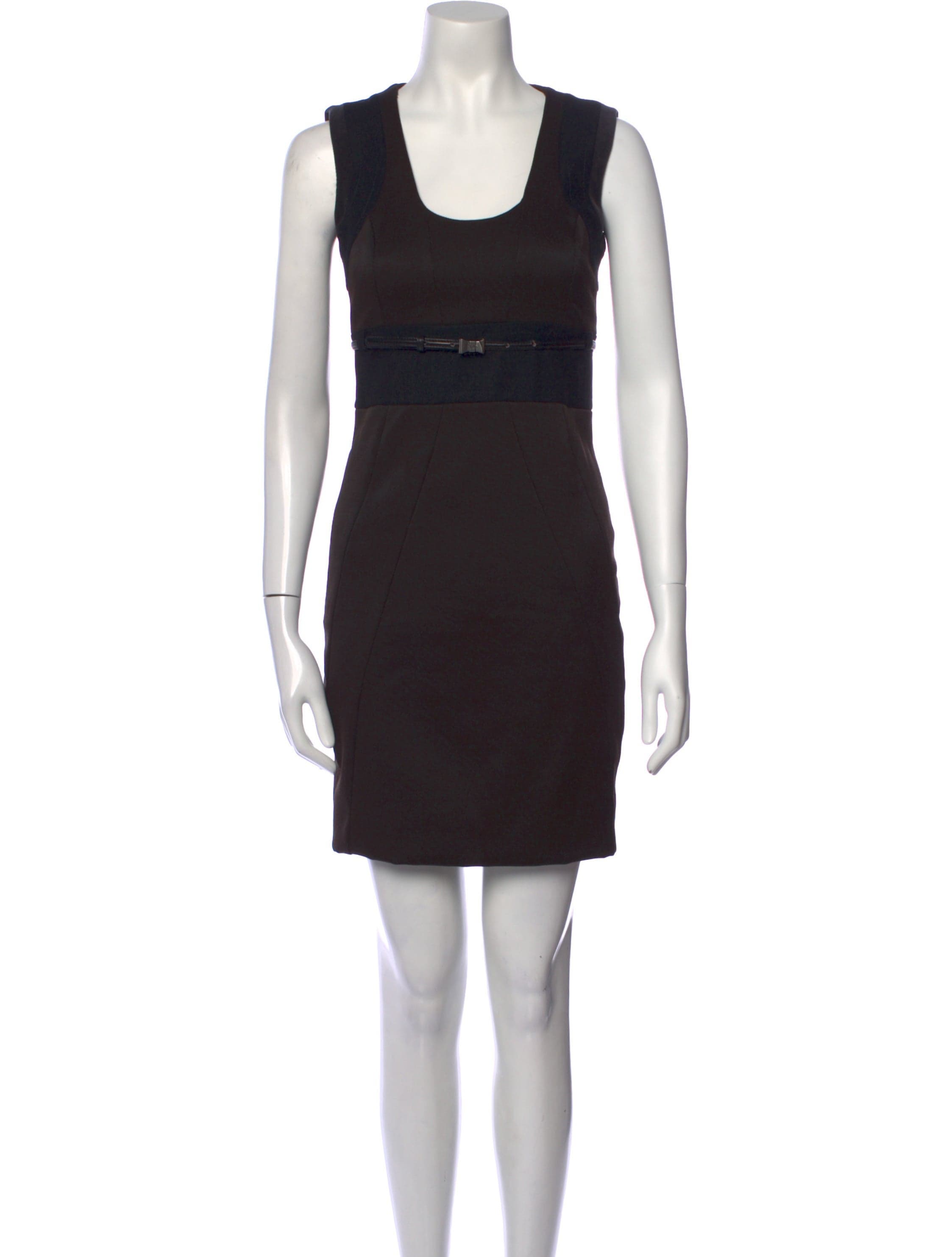 Scoop Neck Mini Dress - Image 1