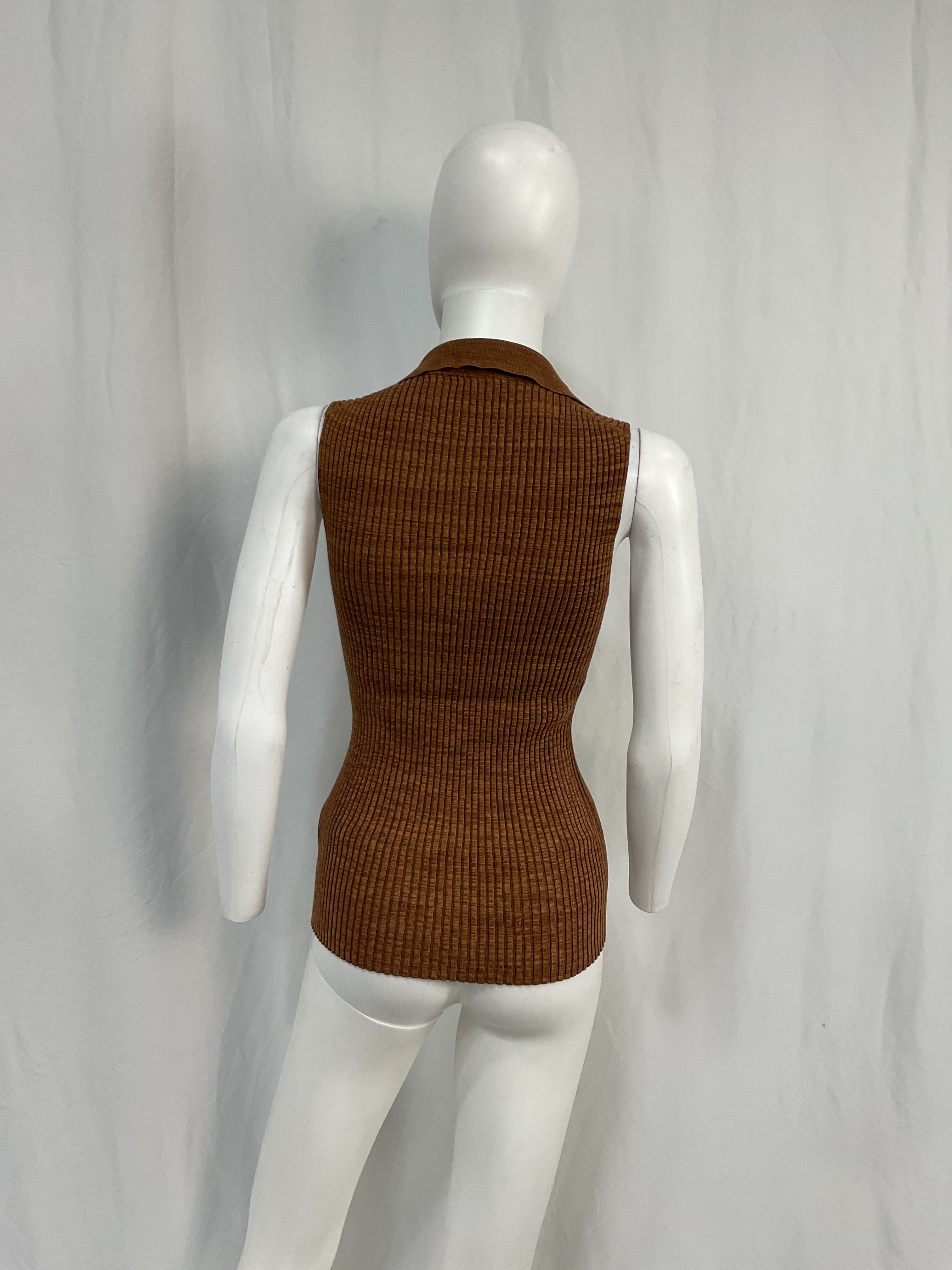 Marl Rib Tank Top - Image 2