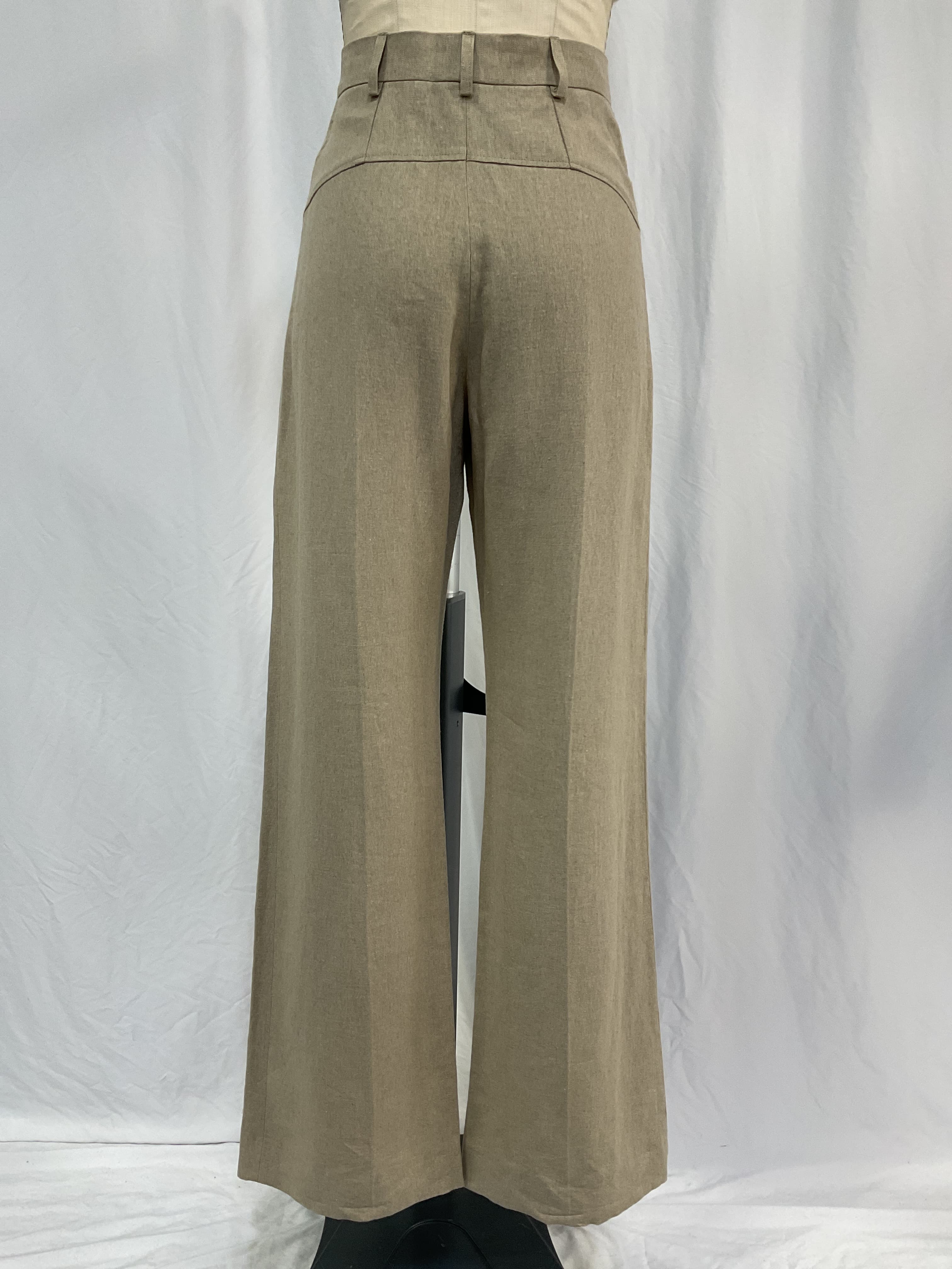 Le Pantalon Sauge In Beige - Image 2