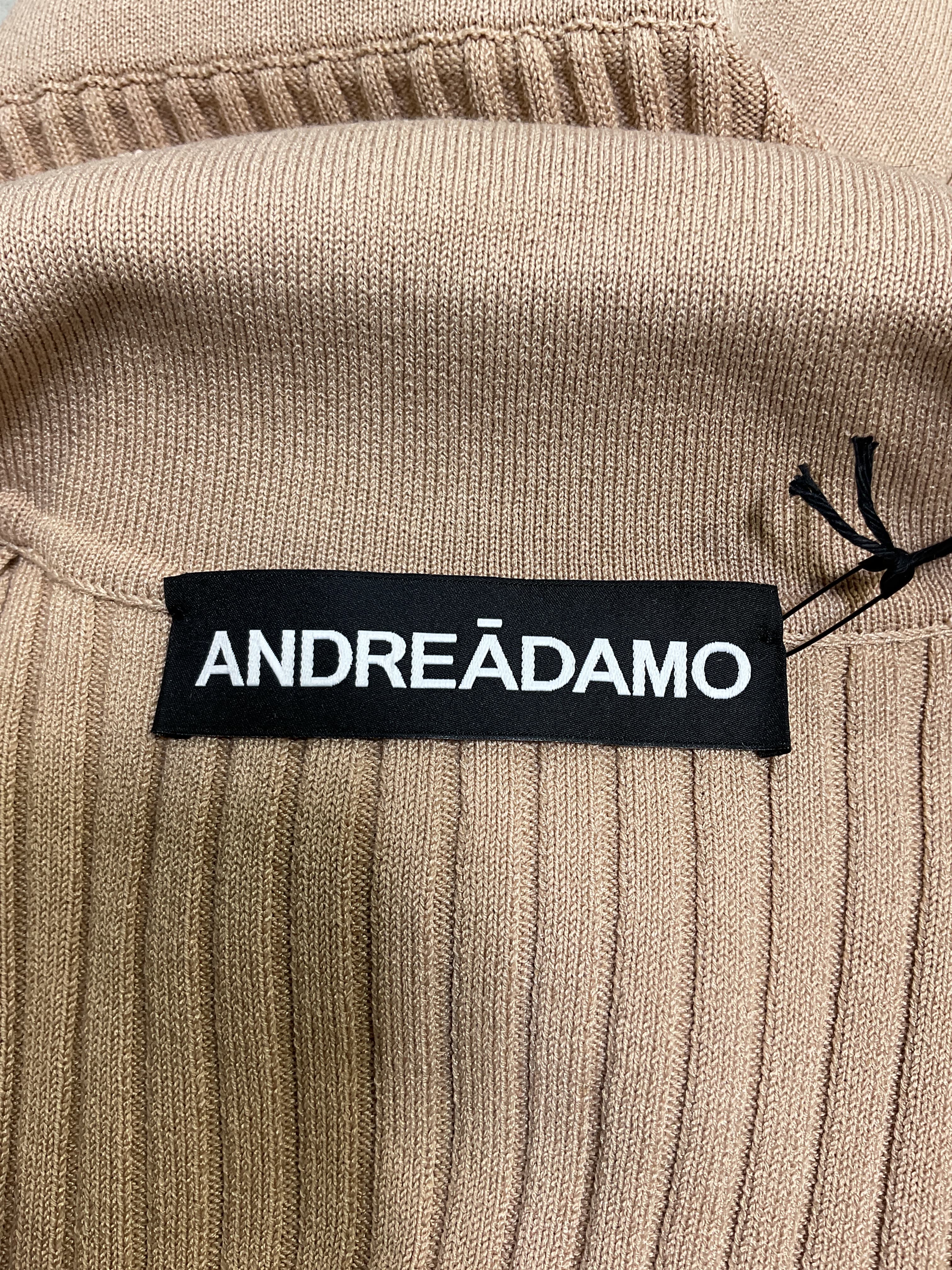 Ribbed Knit Top In Nude 001 - Image 4