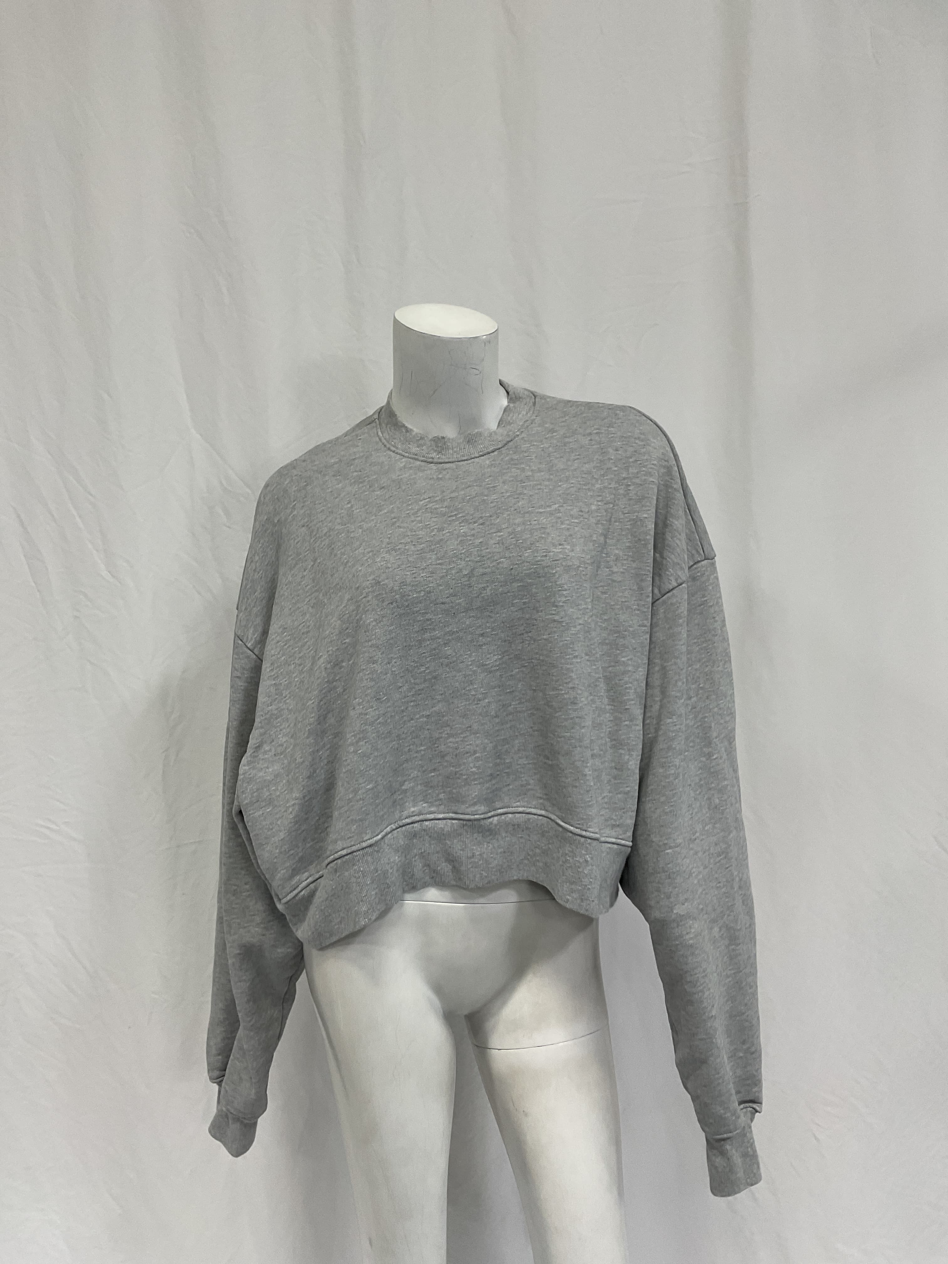 Wardrobe.nyc X Hailey Bieber Hb Track Top In Grey Marl - Image 2