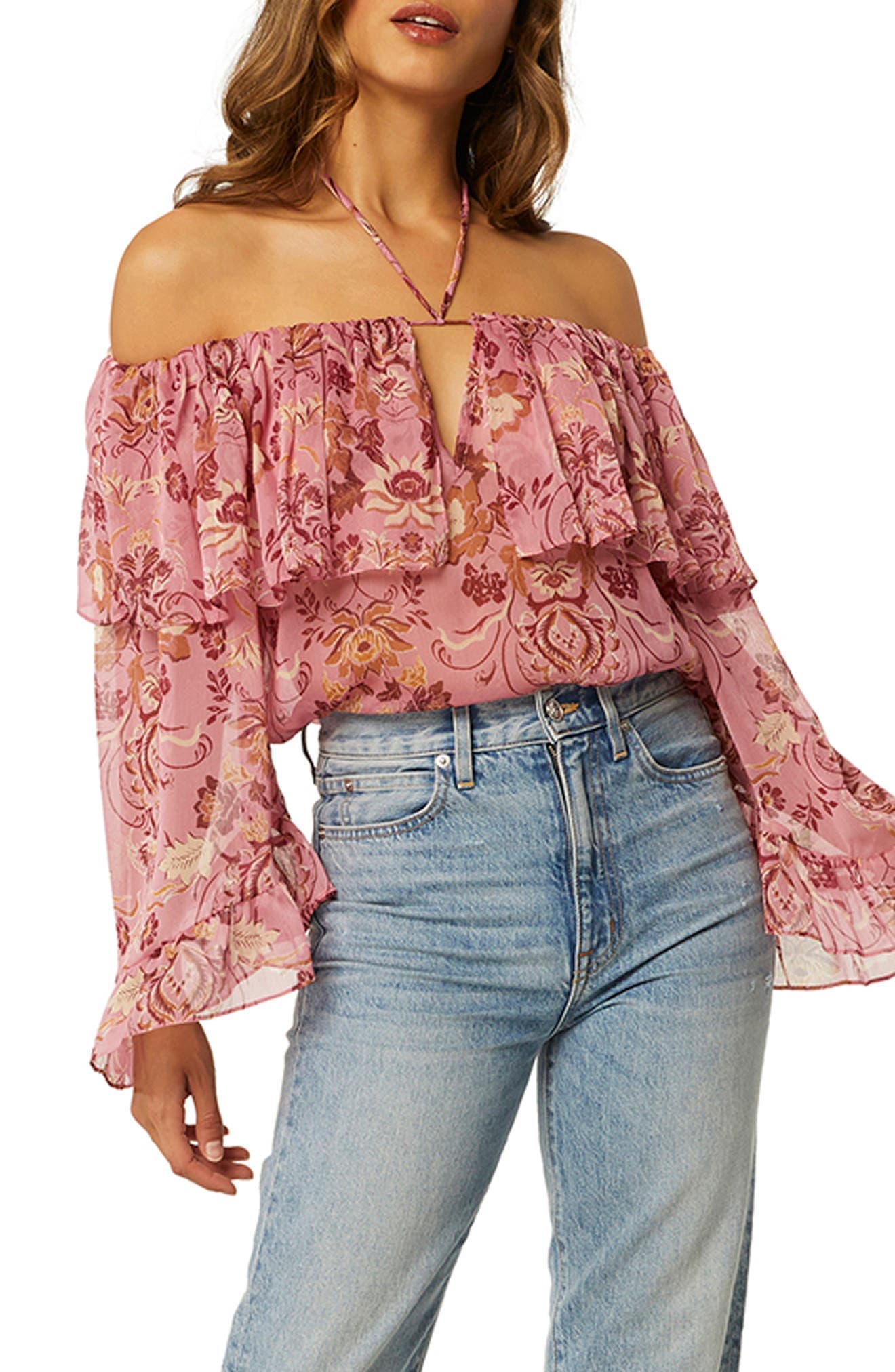 Soraya Semisheer Off The Shoulder Blouse - Image 1