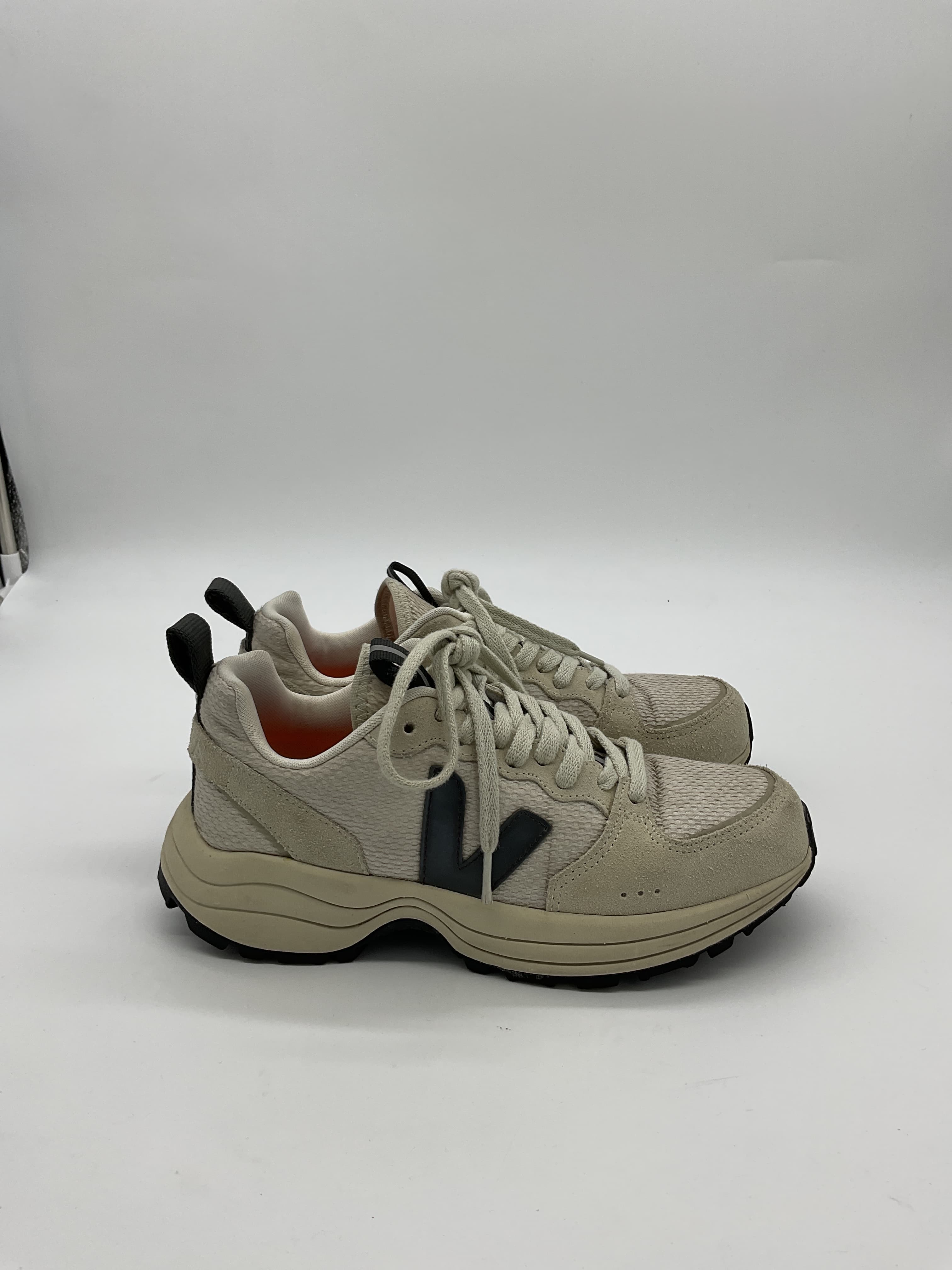 Venturi Suede And Leather-Trimmed Alveomesh Sneakers - Image 2
