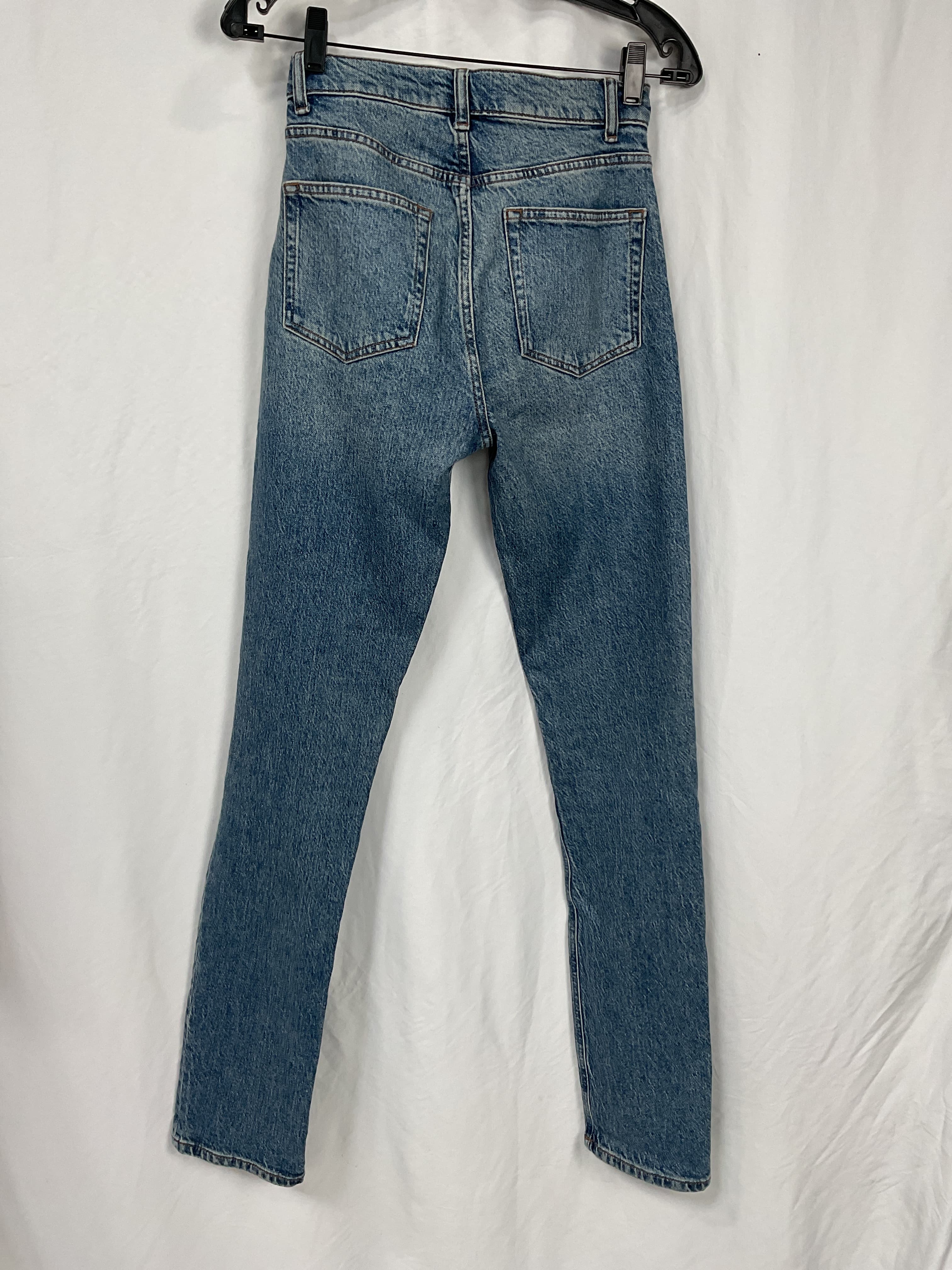 Liza High Rise Straight Long Jeans - Image 2