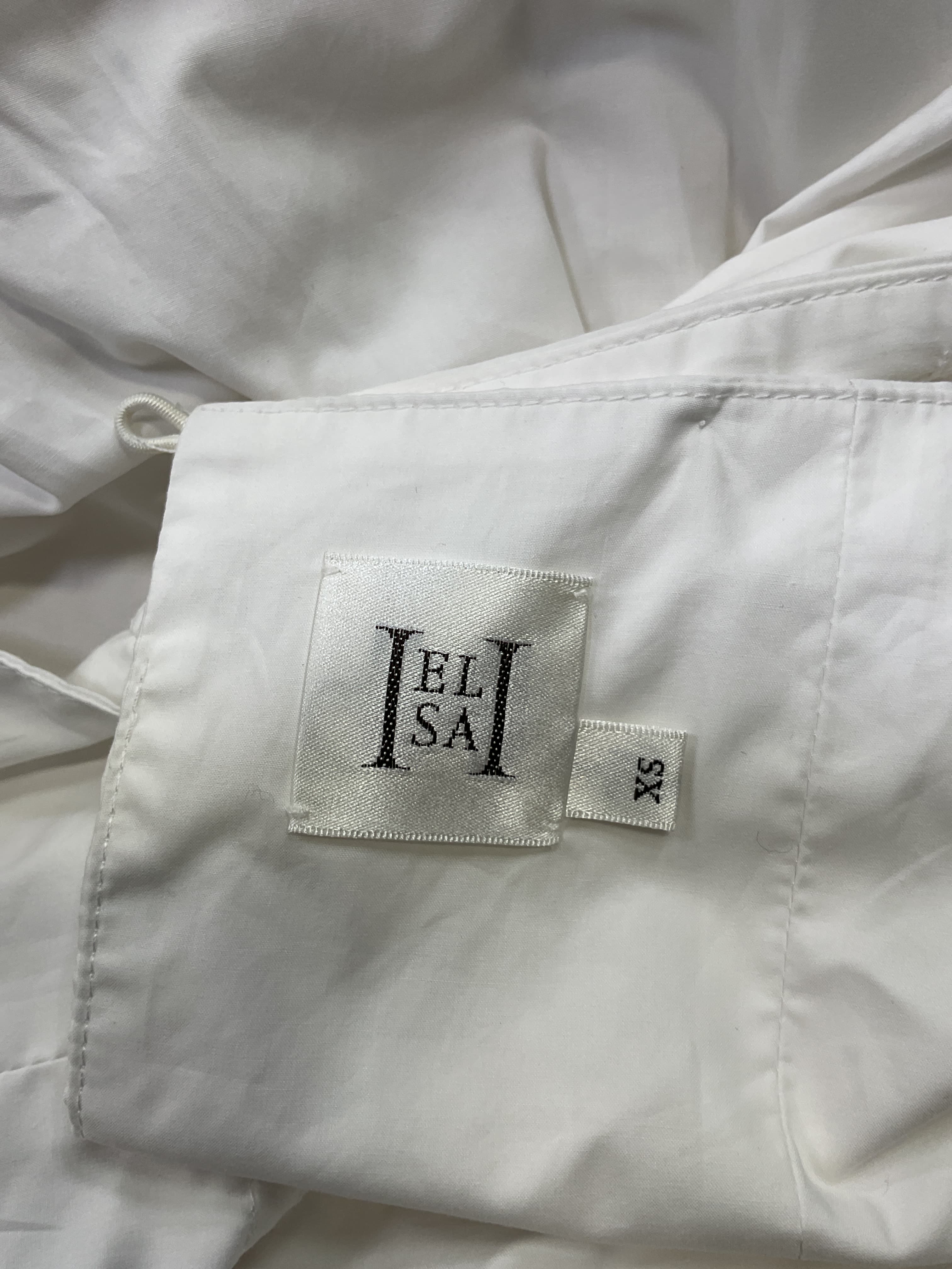 Cotton Poplin Midsummer Dress In White - Image 4