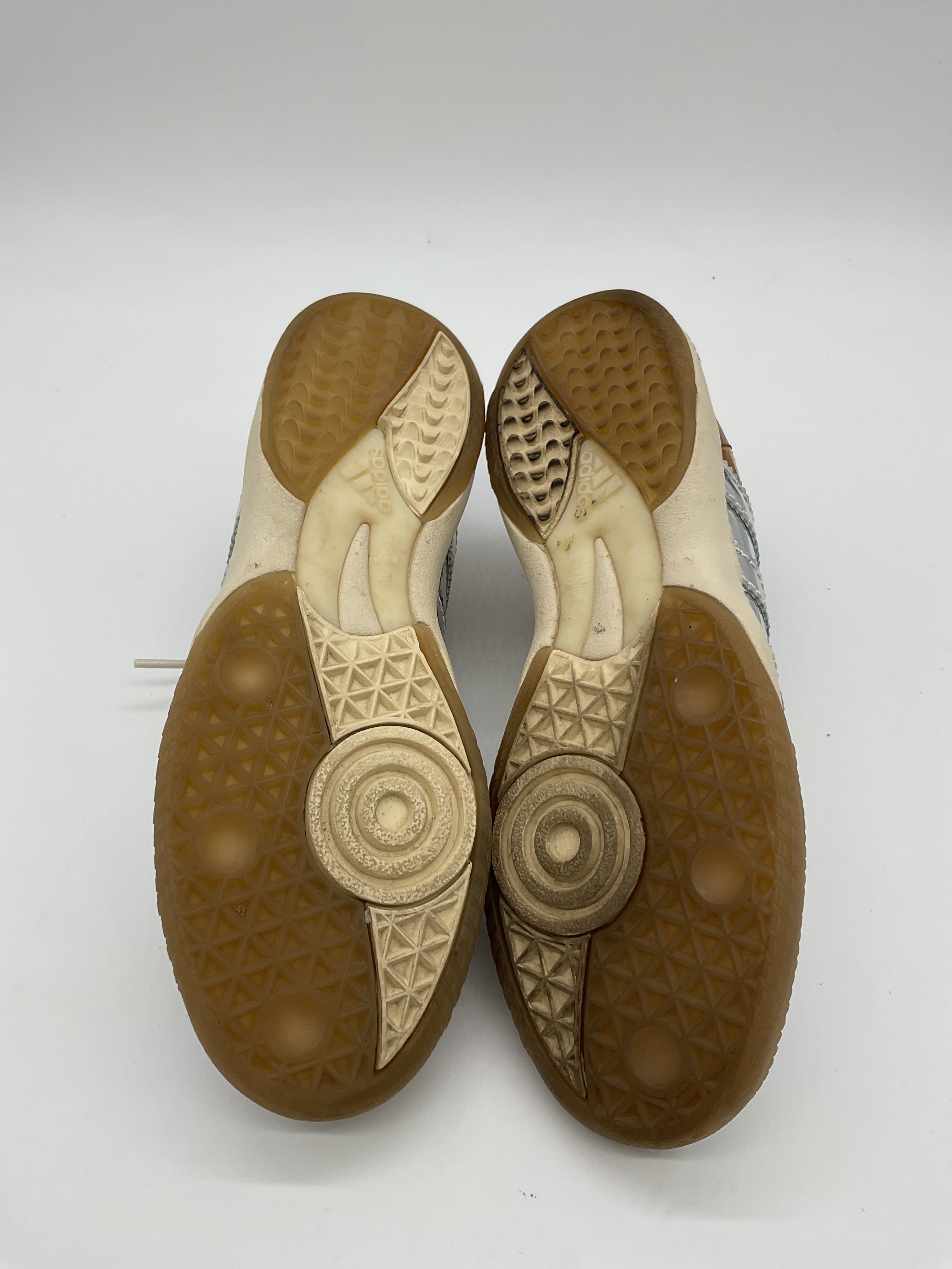 Samba Millennium Paneled Croc-Effect And Metallic Leather Sneakers - Image 3
