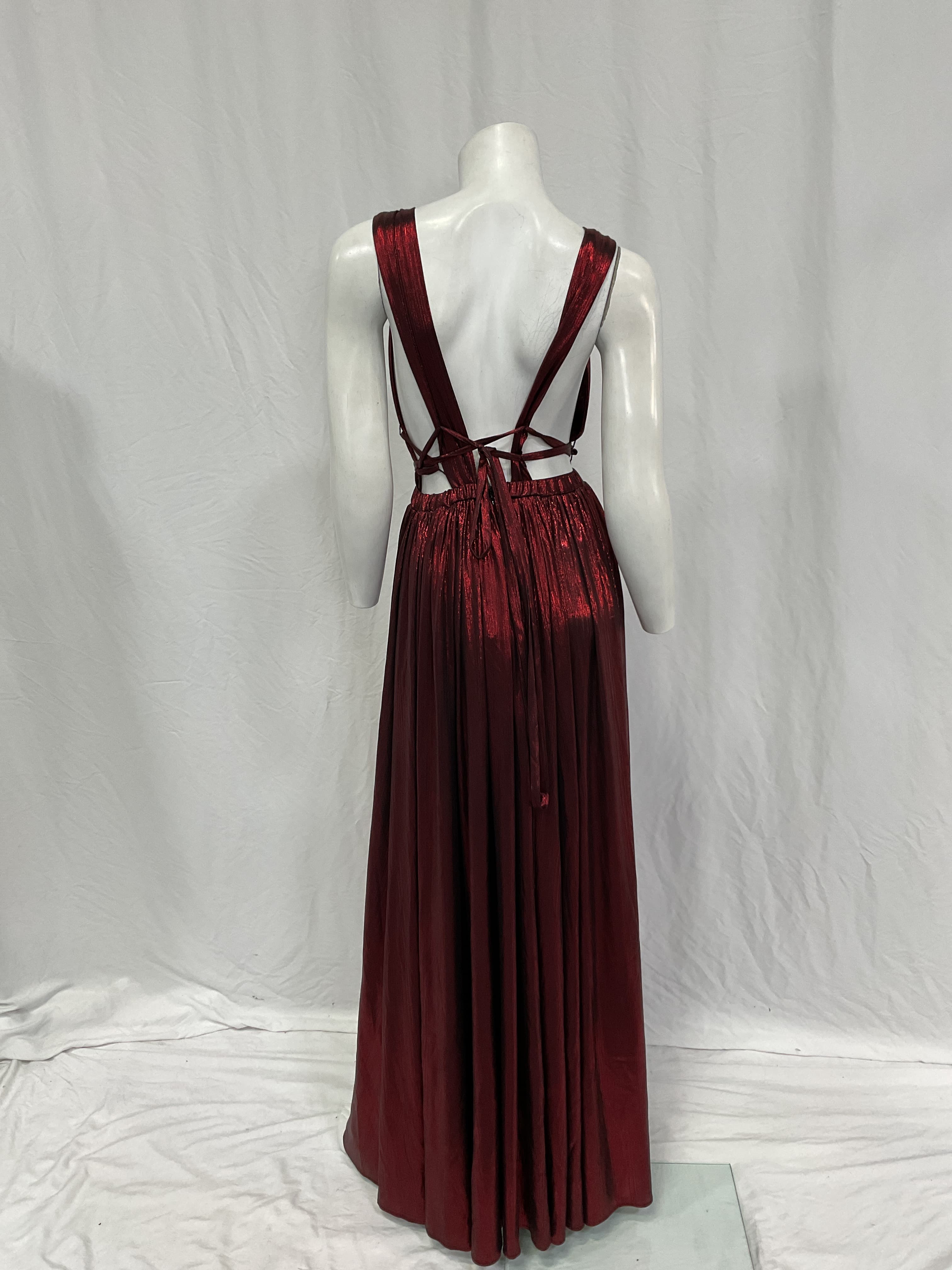 Goddess Gown In Red - Image 3