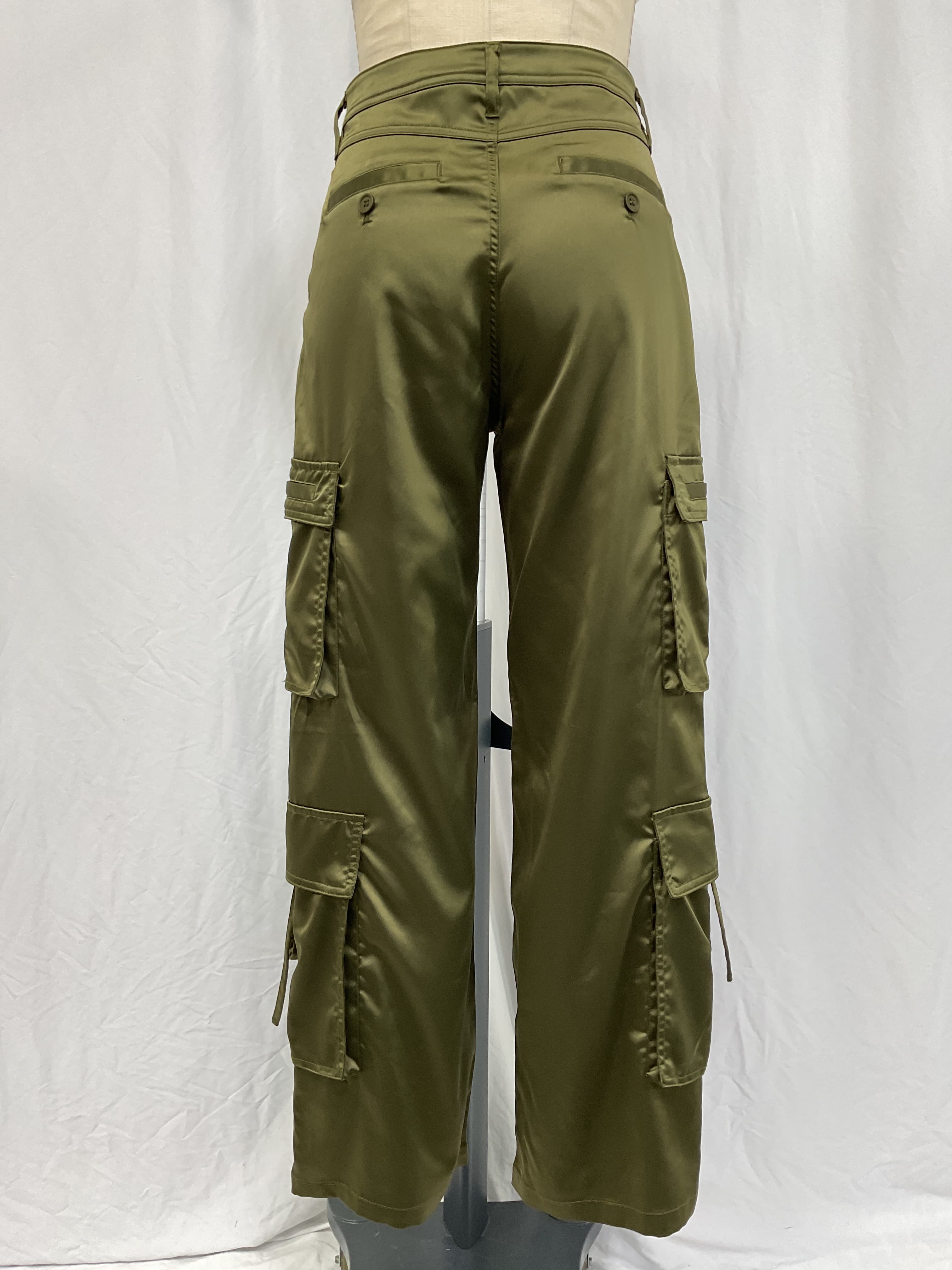 Franklin Cargo Satin Pant In Cocktail Craze - Image 2