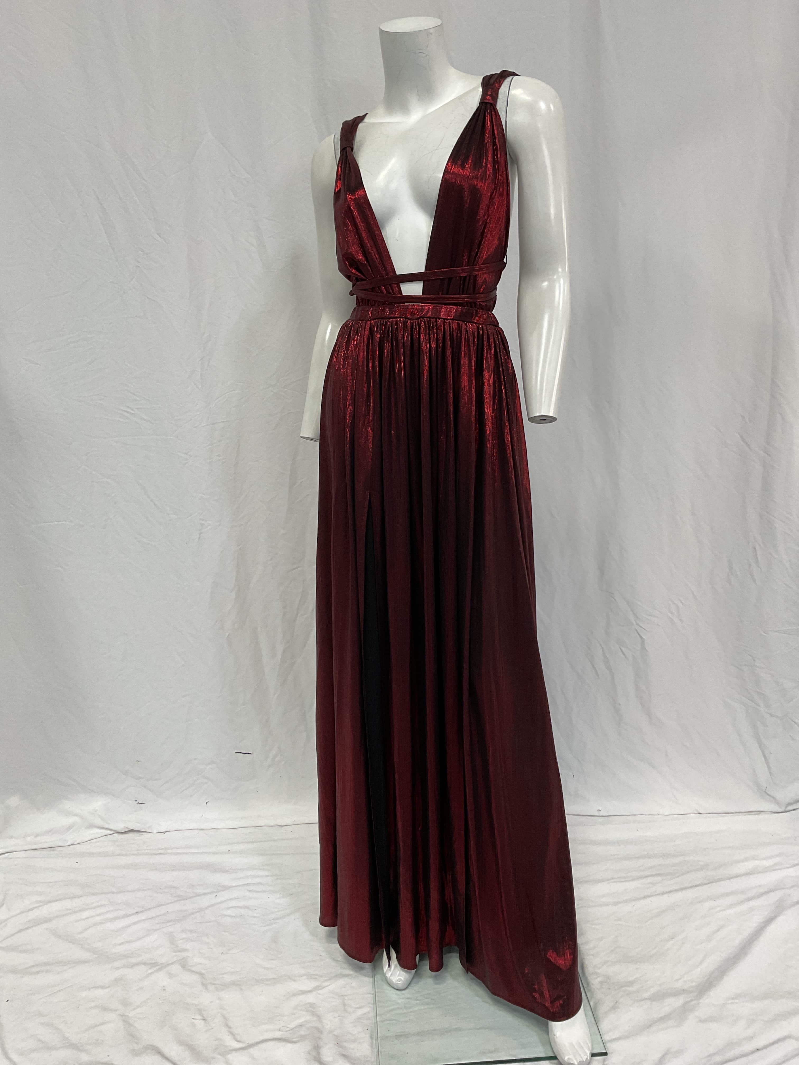 Goddess Gown In Red - Image 2