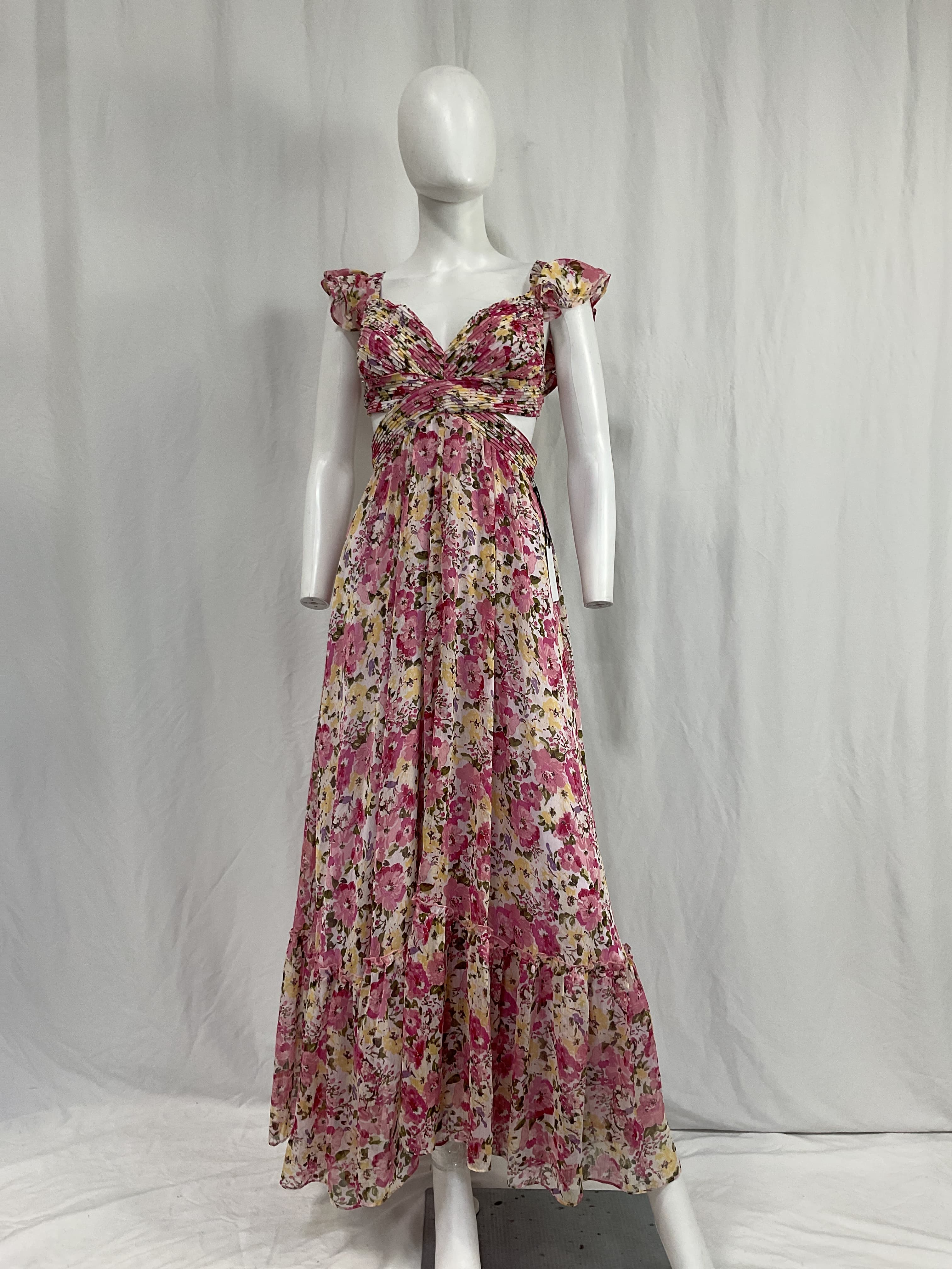 Primrose Dress In Pink Multi - Image 2