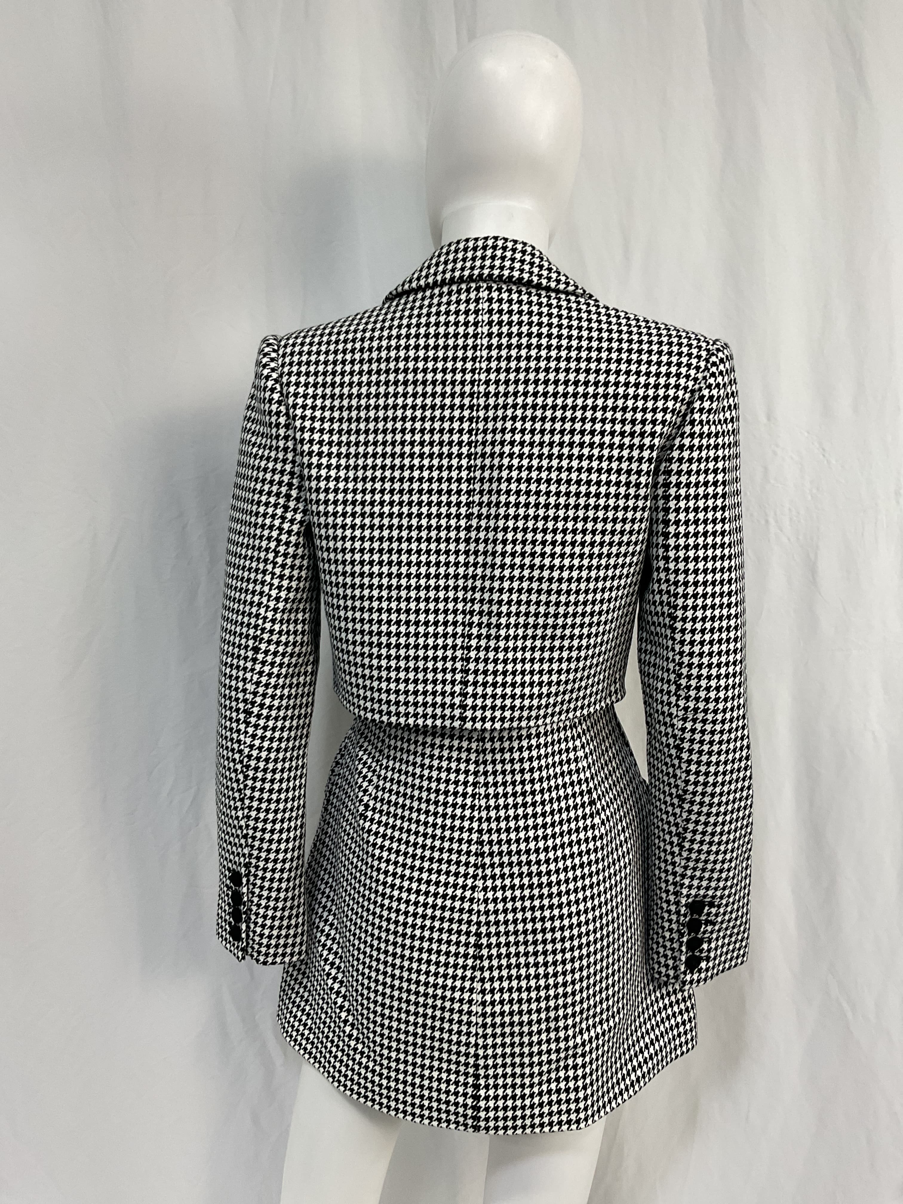 Houndstooth Double-Breasted Minidress - Image 4