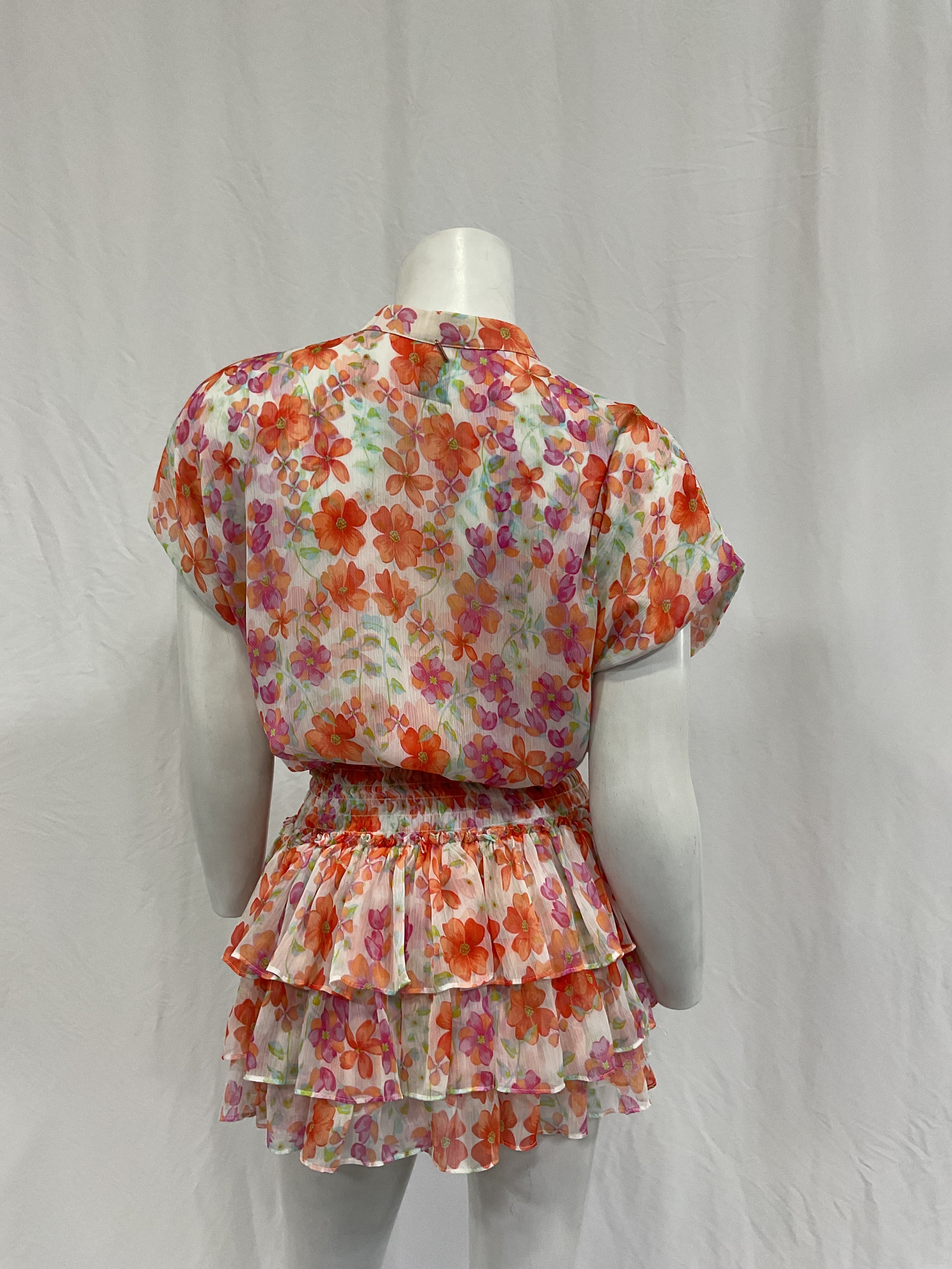 Eloisa Dress In Cora Flora - Image 4