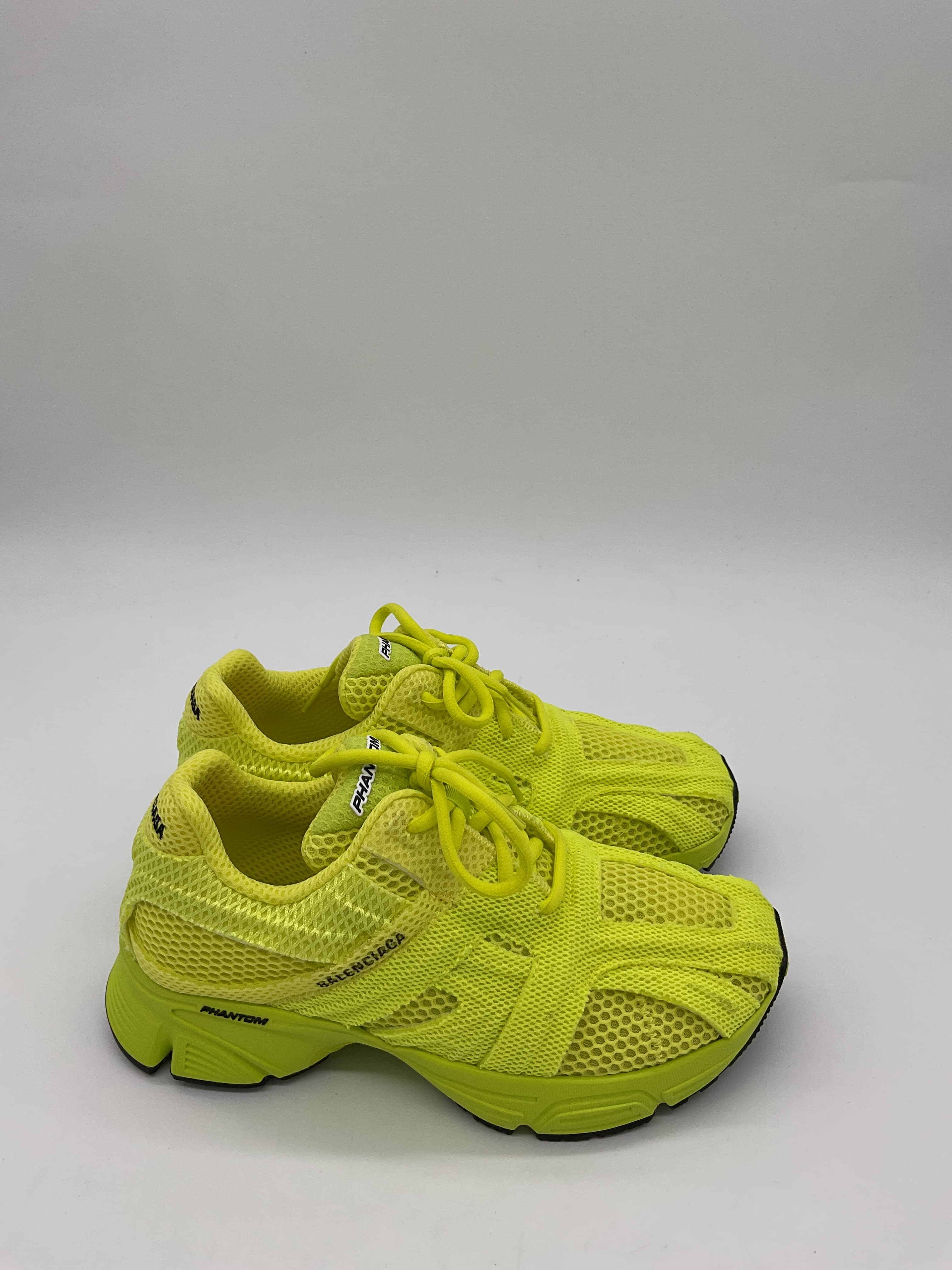 Phantom Sneakers In Lime & Black - Image 2